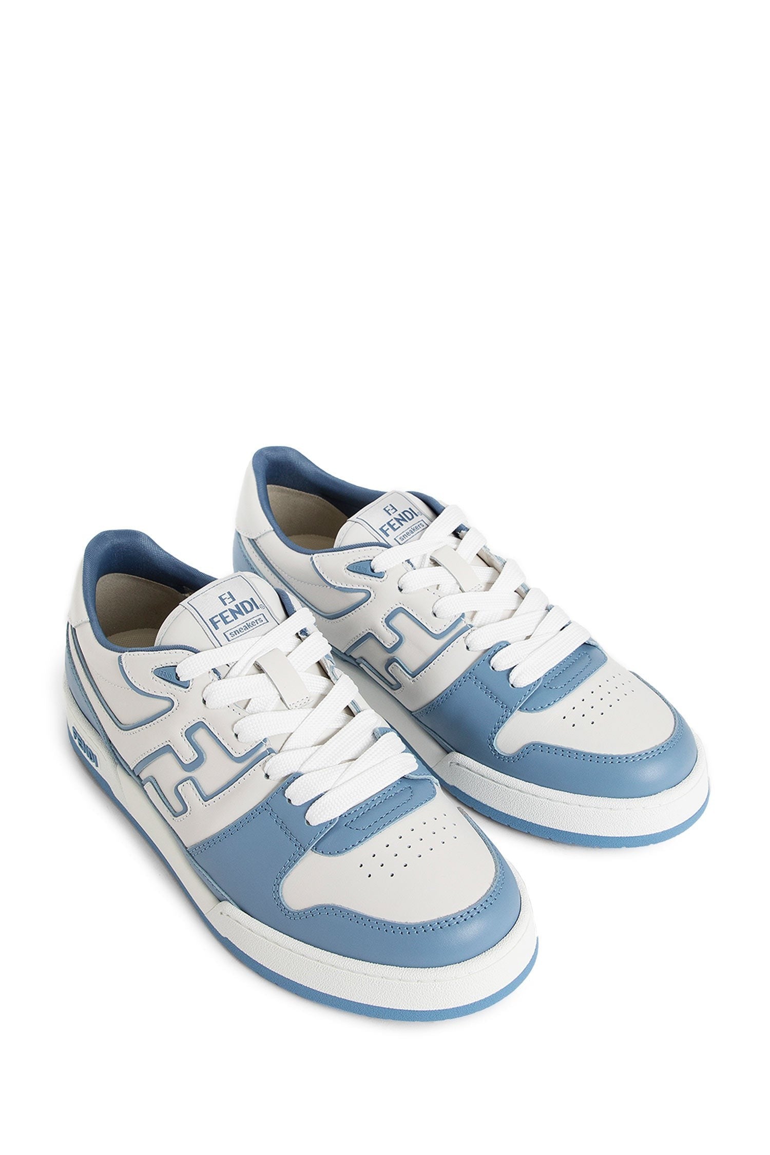 Match Leather Low-Top Sneakers