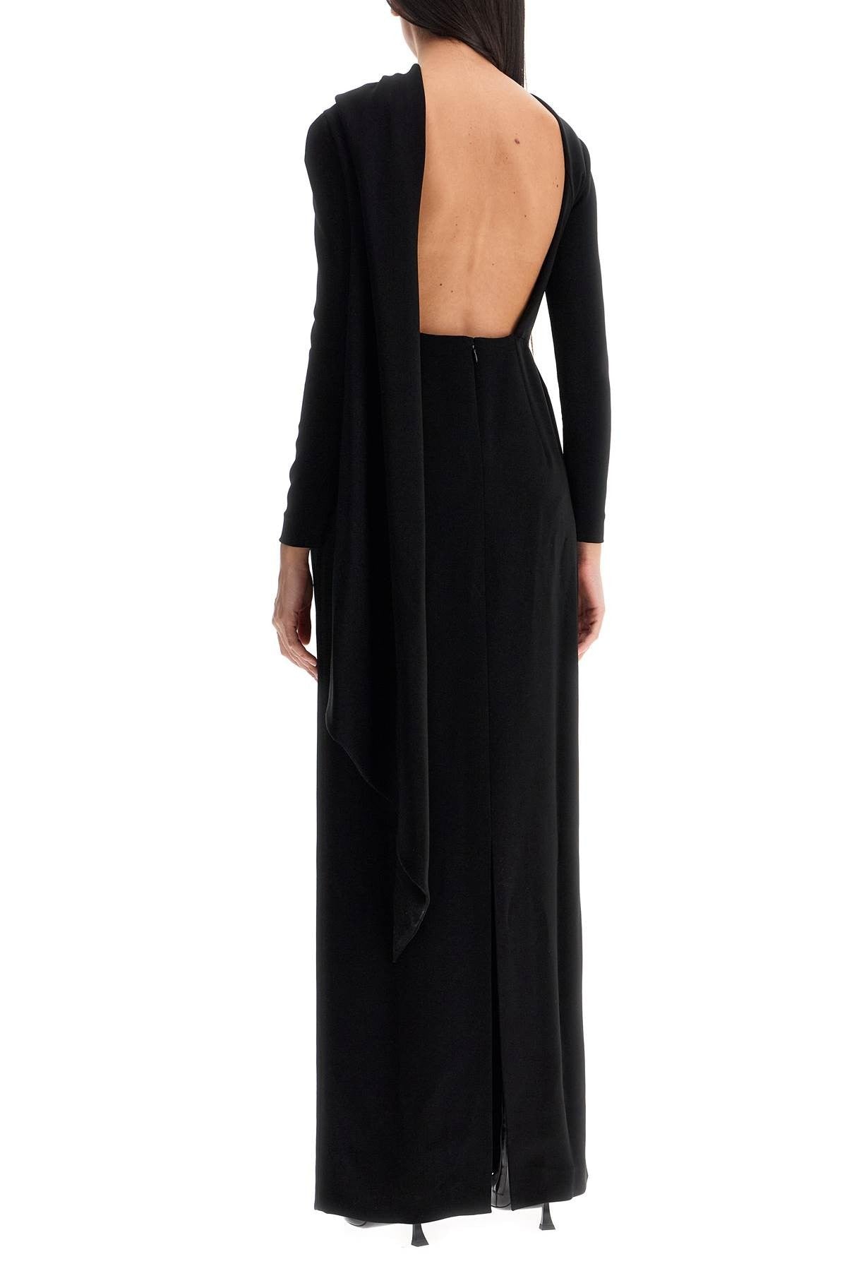 maxi dress with back panel