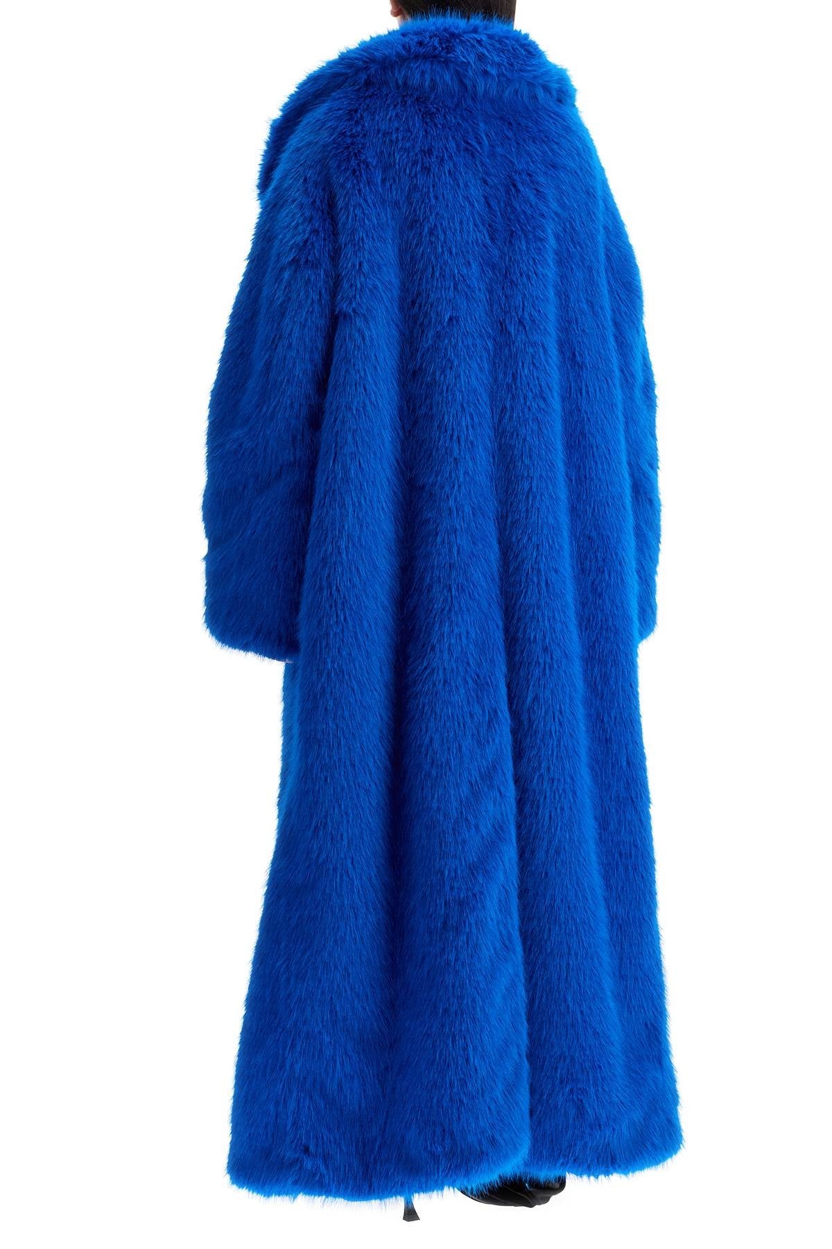 maxi faux fur coat in