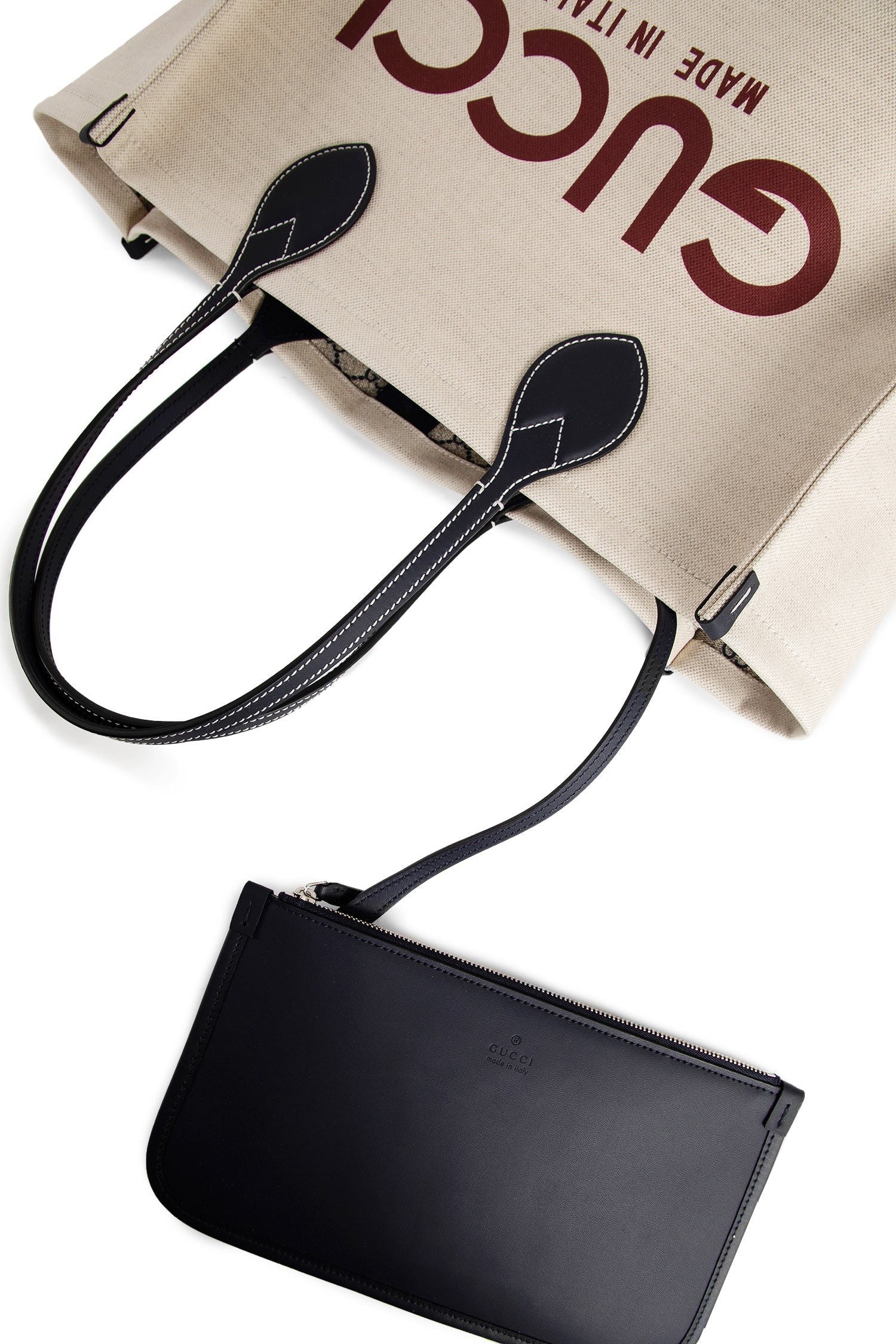 Medium Tote Bag With ''Gucci'' Print