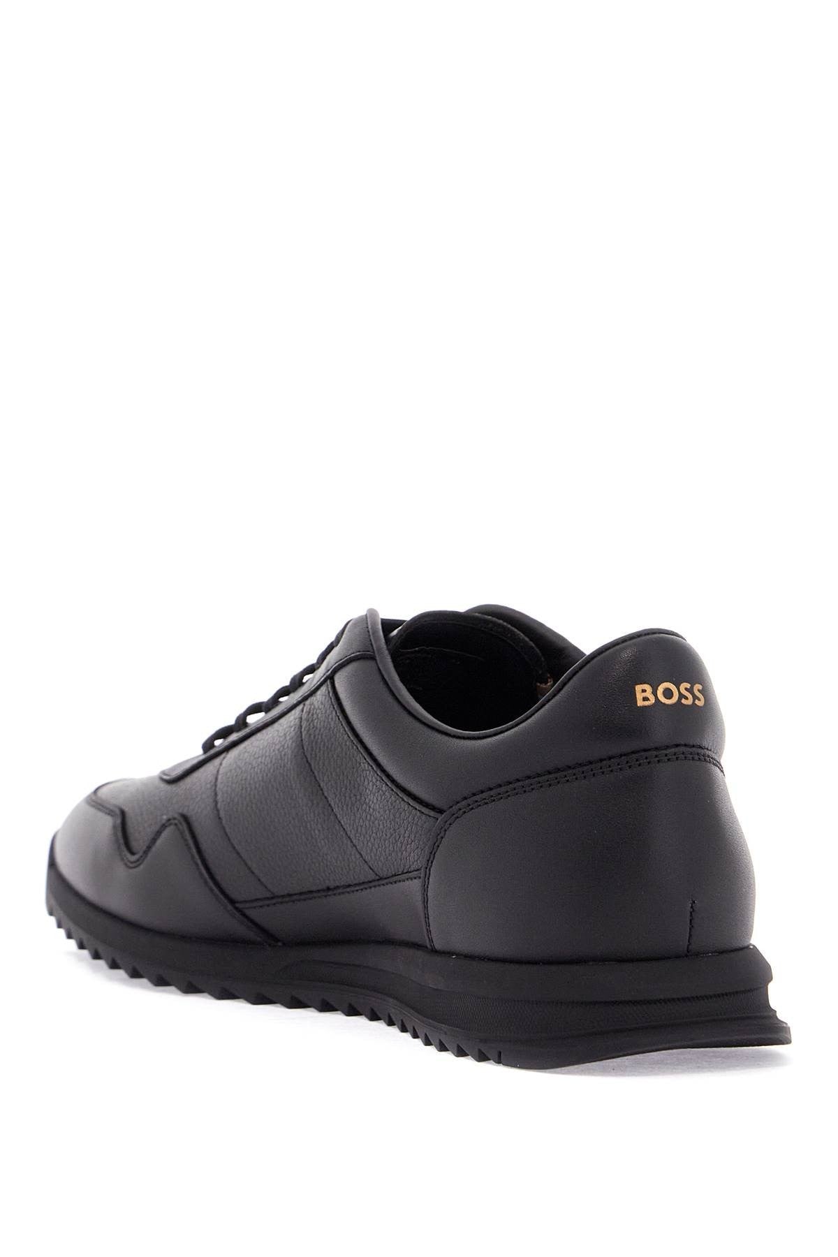 men's black leather minimalist sneakers zayn_lowp_lttb