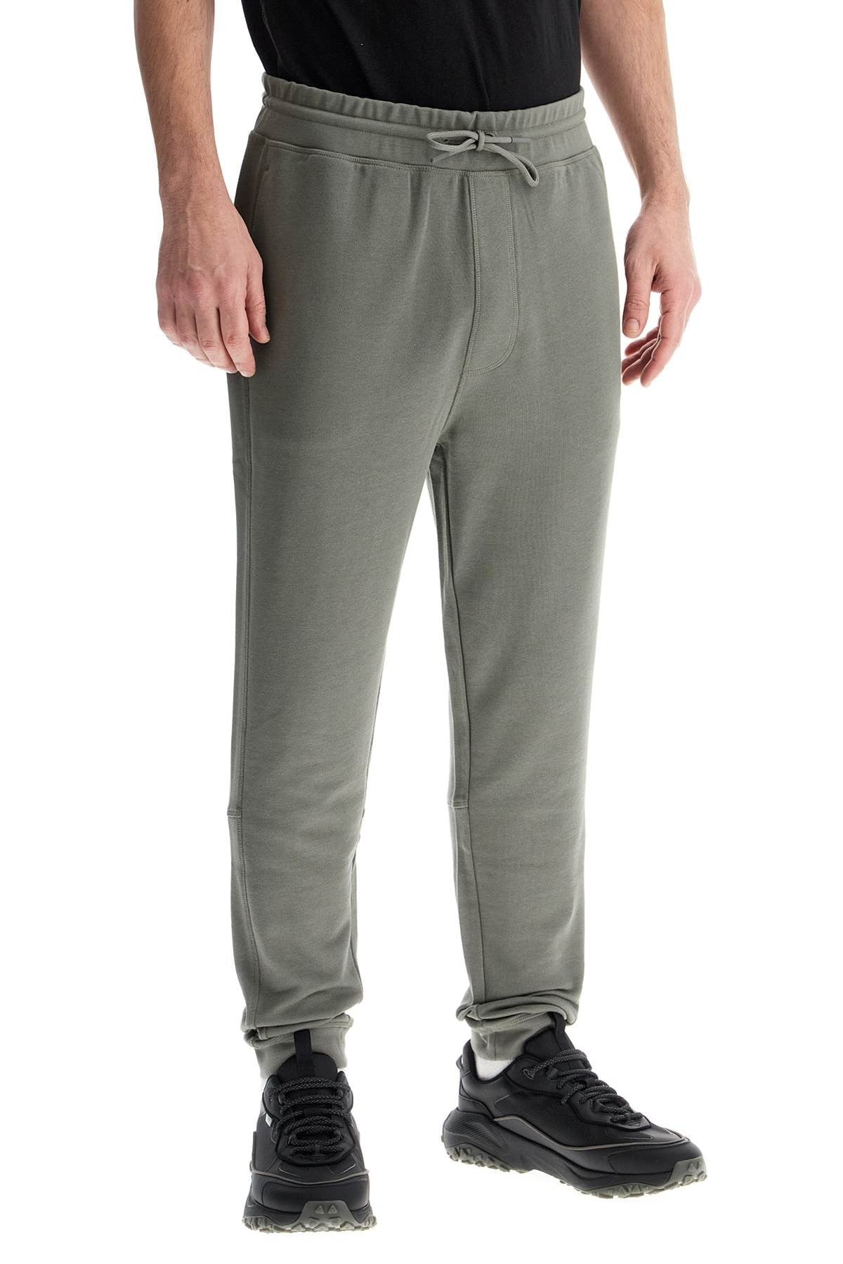 men's high-waisted regular fit cotton pants open grey