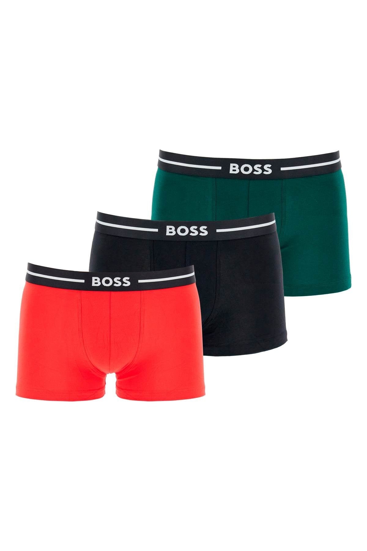men's slim fit boxer 3-piece multicolor stretch cotton