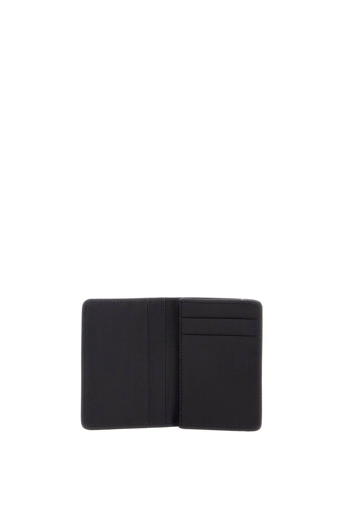 minimalist black calfskin cardholder