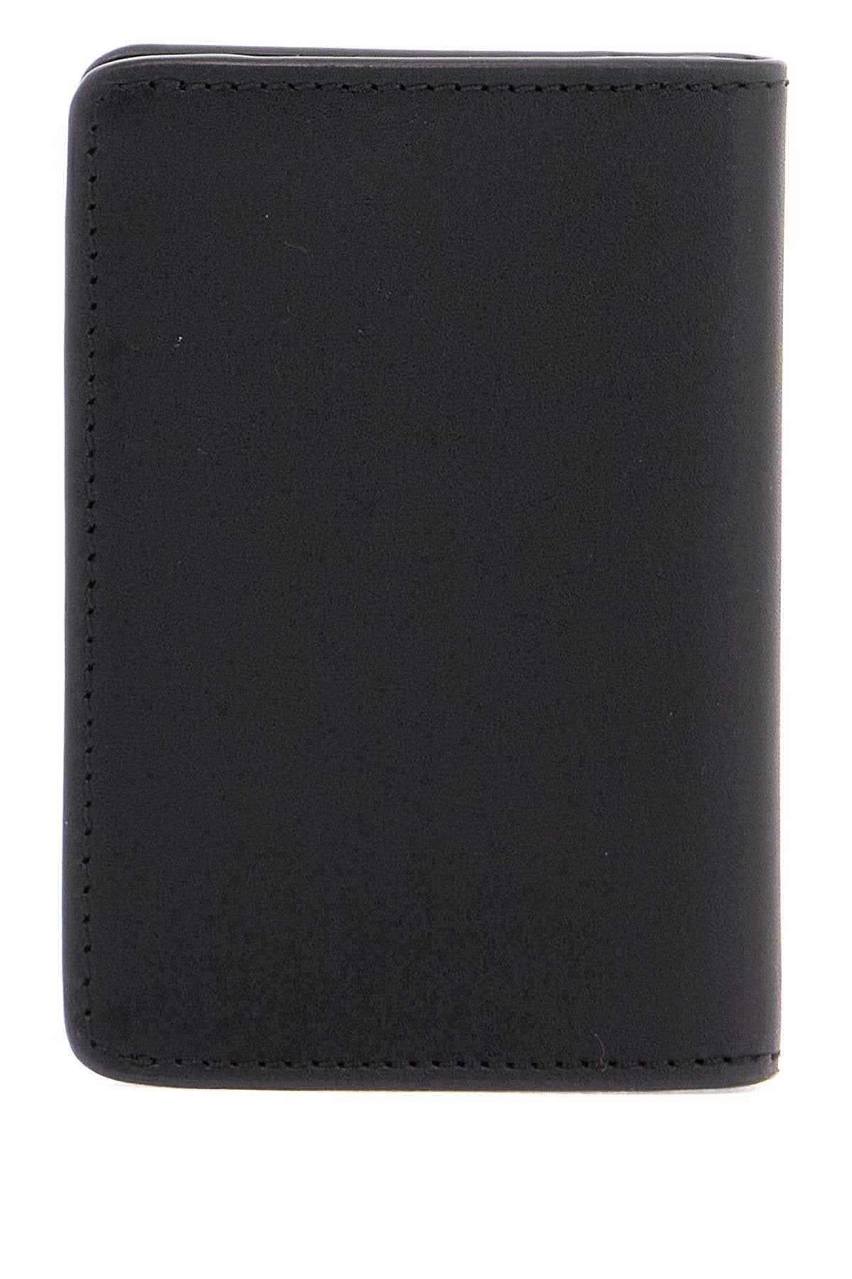 minimalist black calfskin cardholder