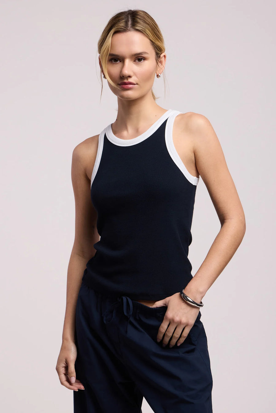 Lindy Modal Ribbed Tank Top