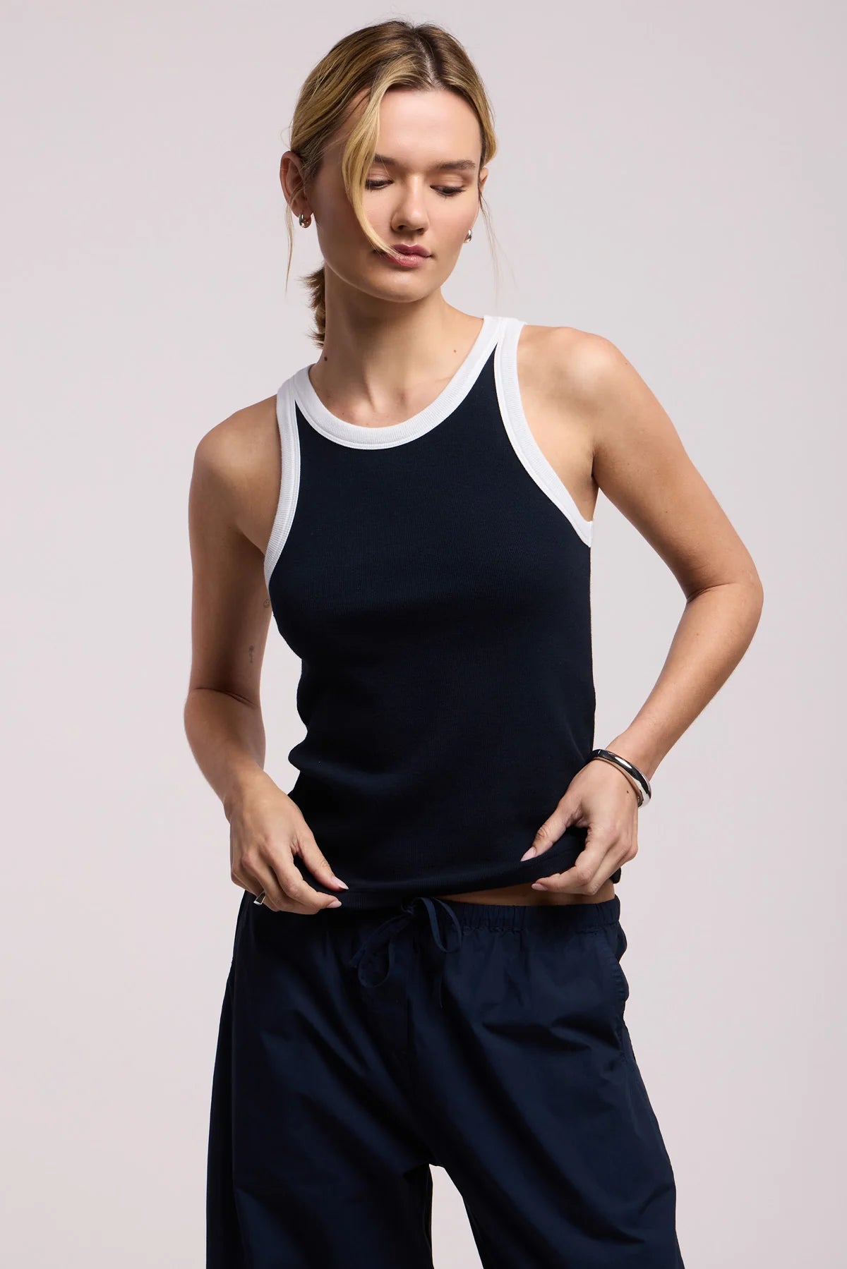 Lindy Modal Ribbed Tank Top