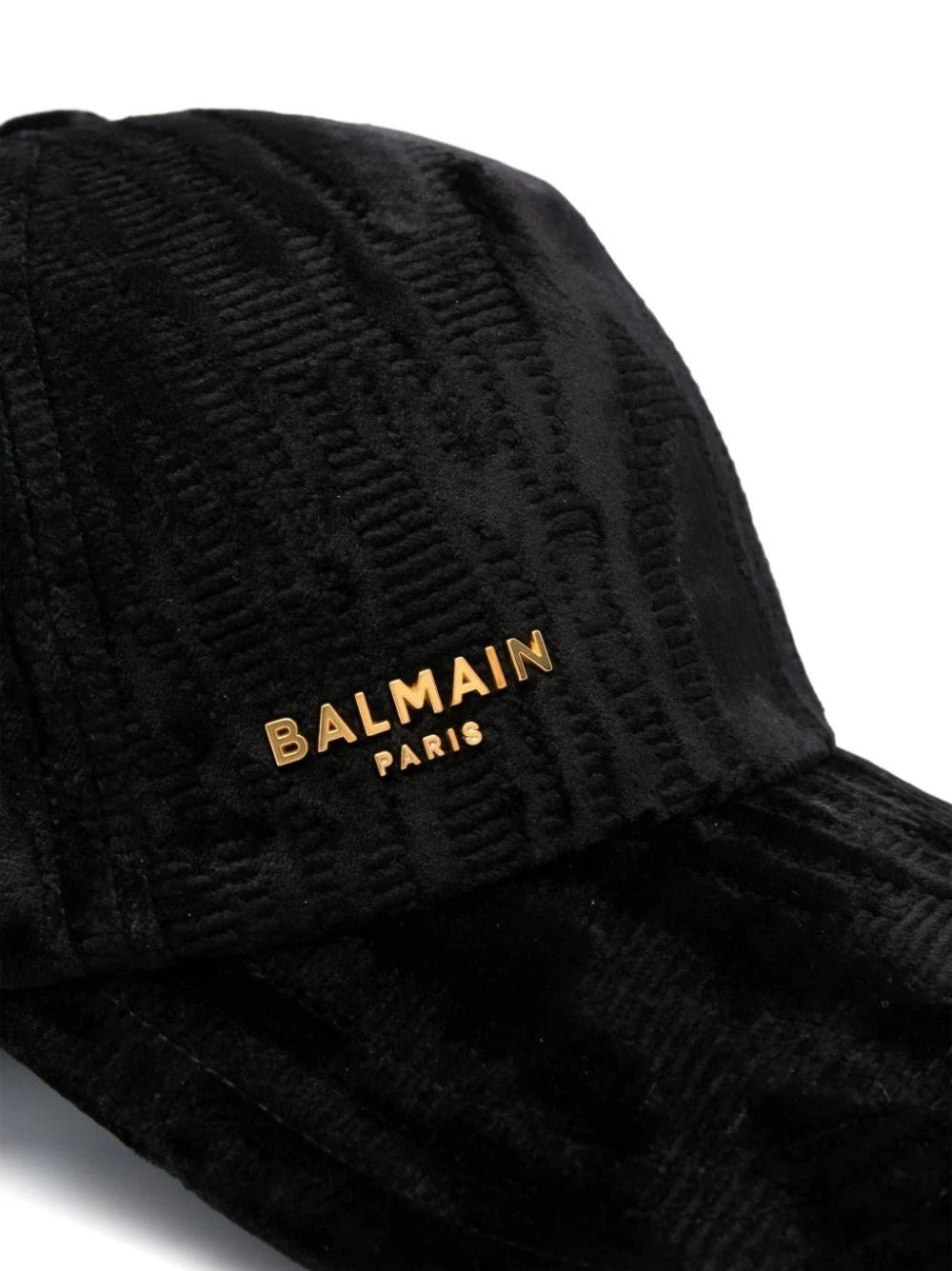 Moire Velvet&Gold Letters Cap