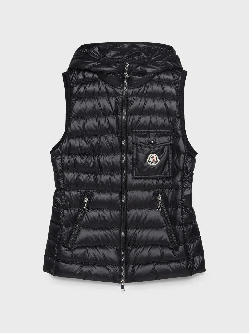 Moncler Glygos Vest In Black