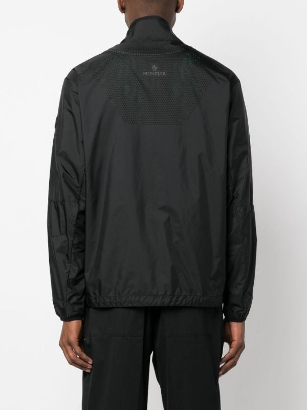 Moncler Sabik Logo-Trim Rain Jacket