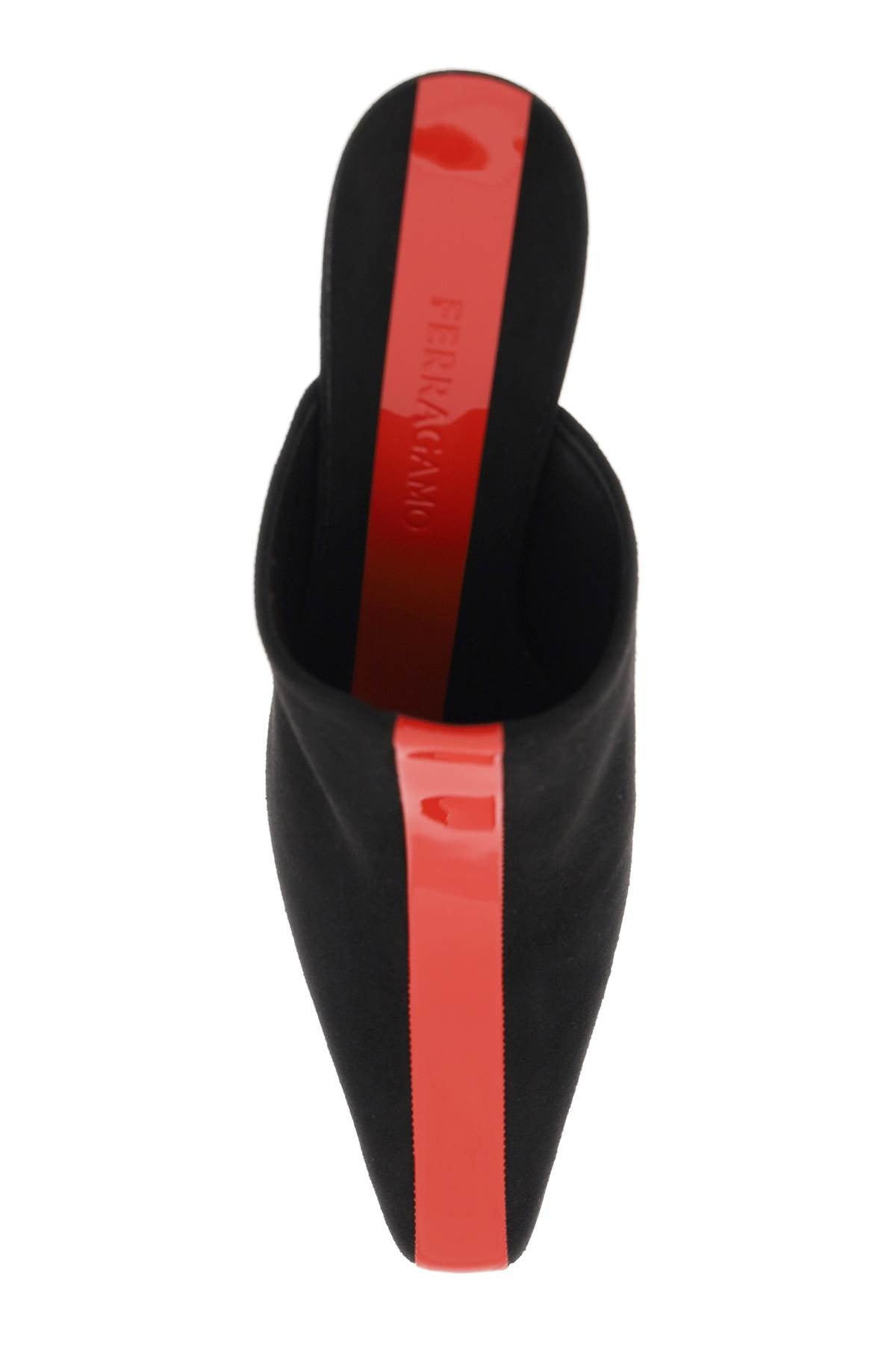 Mules With Graphic Inset