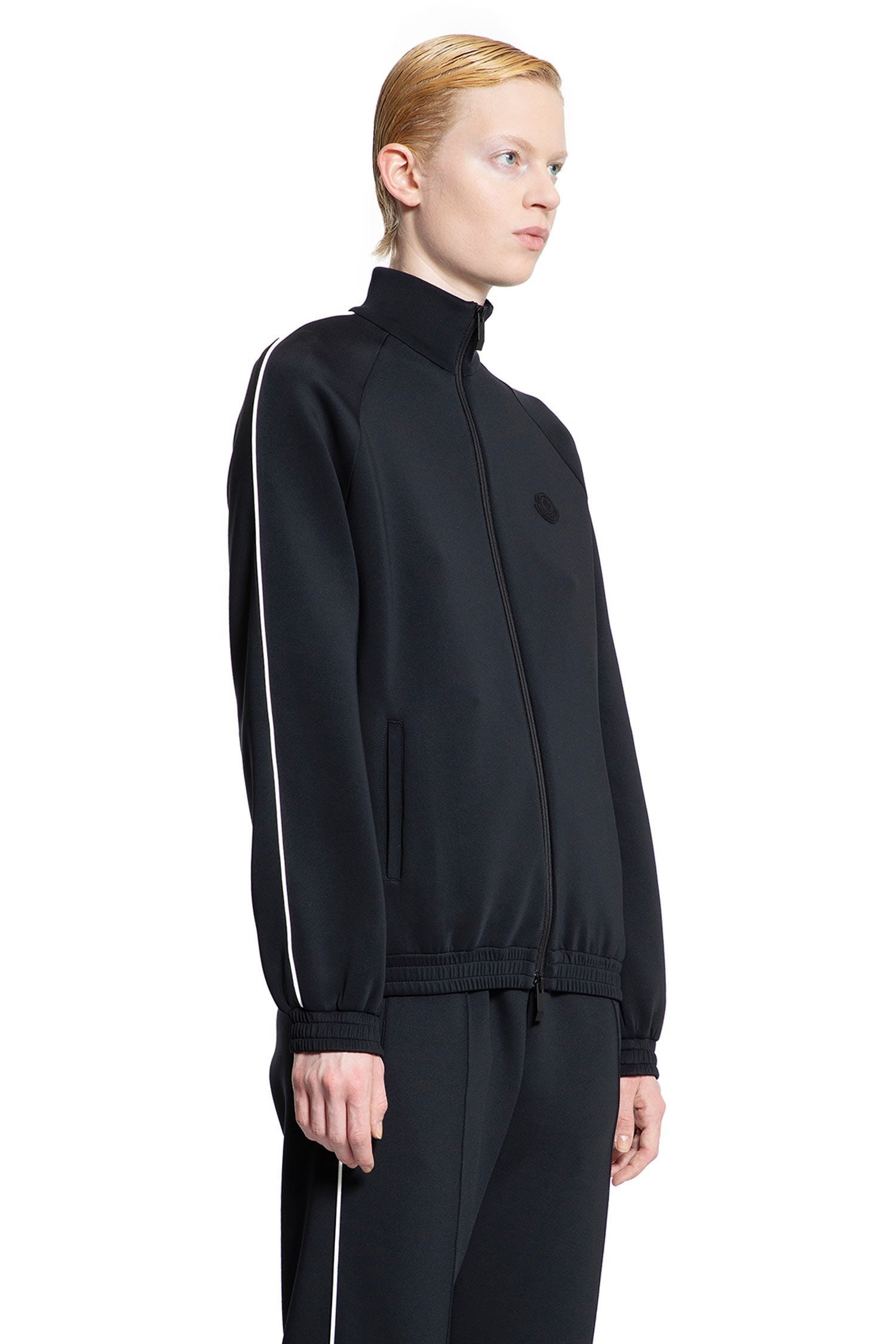 Neoprene Zip-Up Sweatshirt