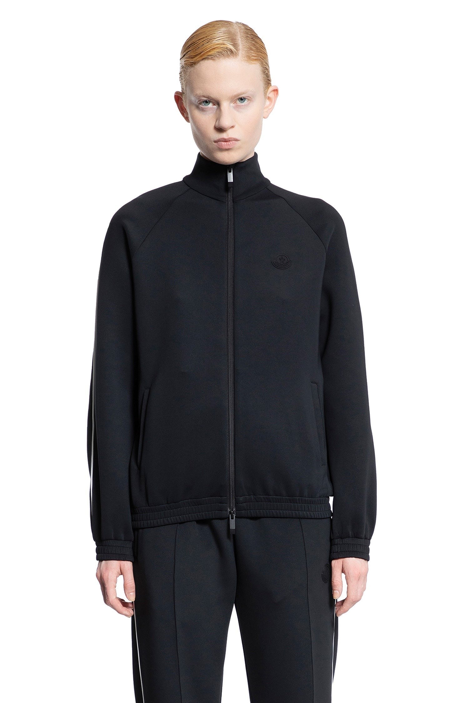 Neoprene Zip-Up Sweatshirt