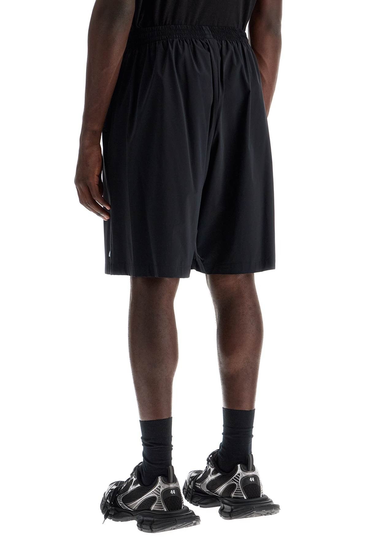 nylon stretch activewear bermuda shorts