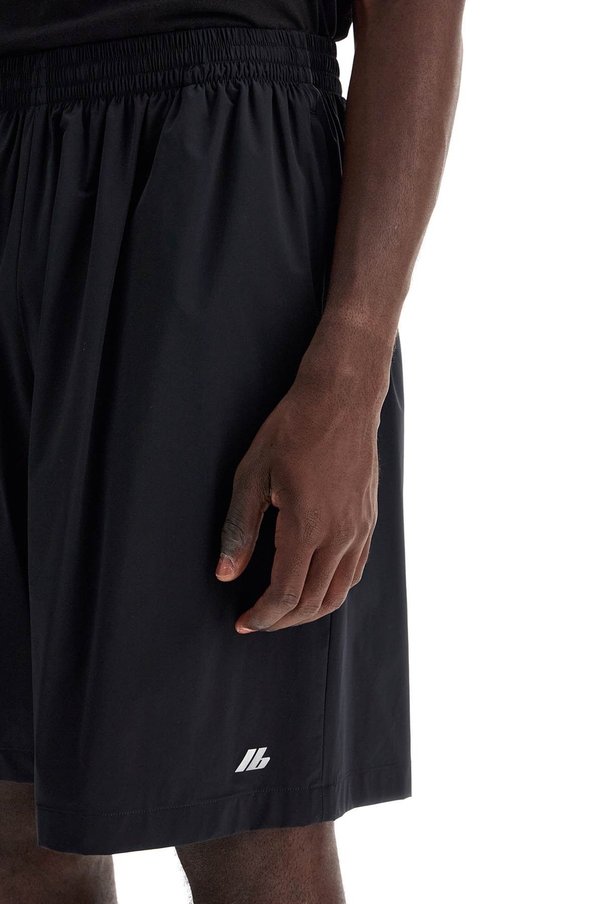 nylon stretch activewear bermuda shorts