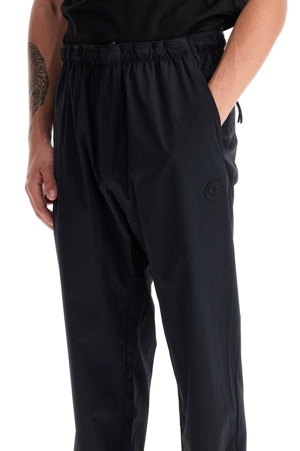 nylon stretch joggers for