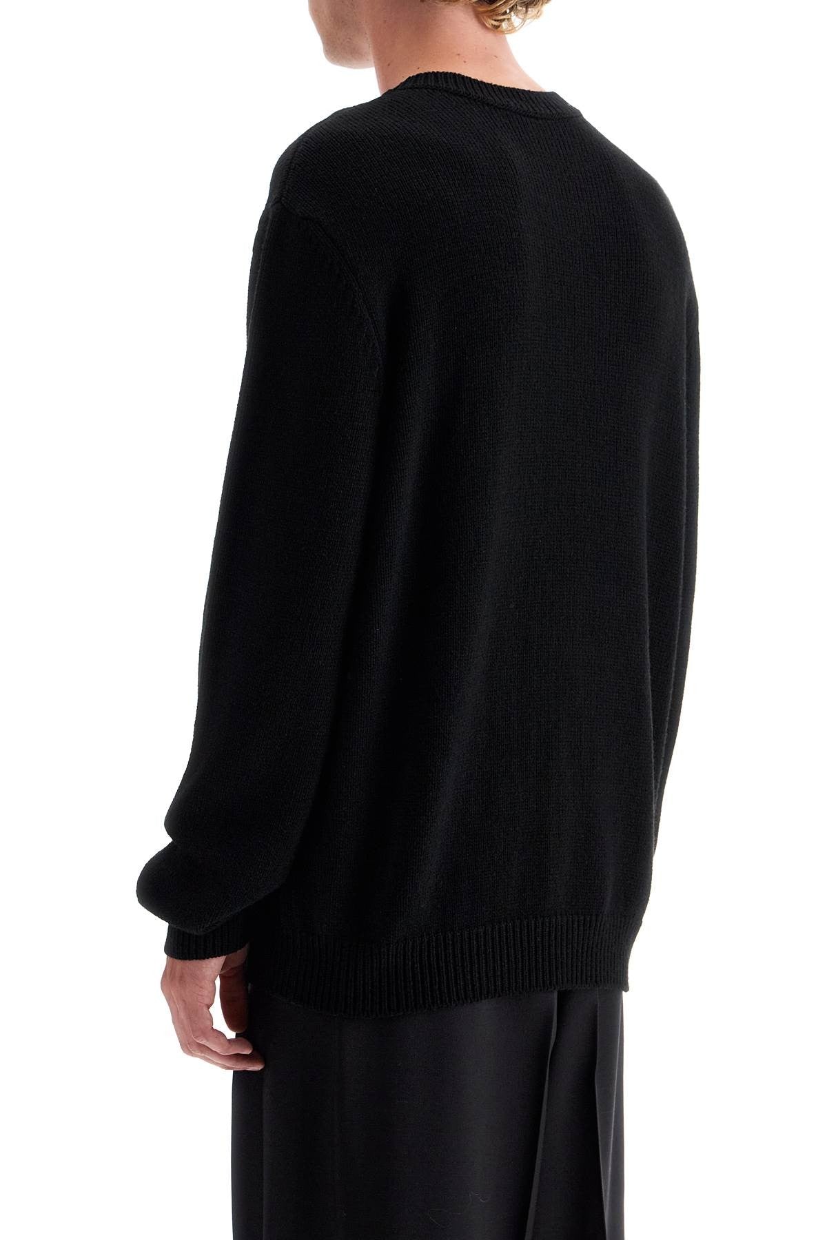 oversized branded sweater