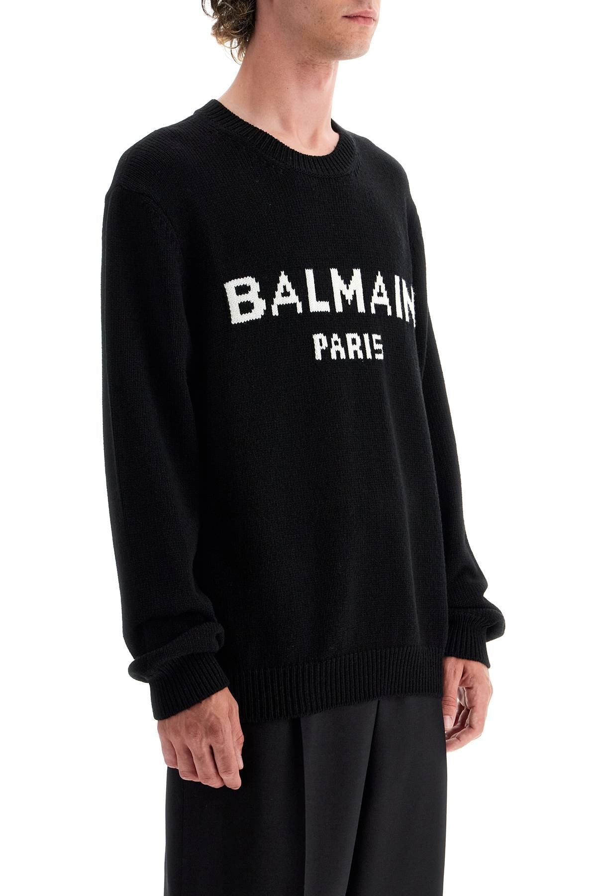 oversized branded sweater