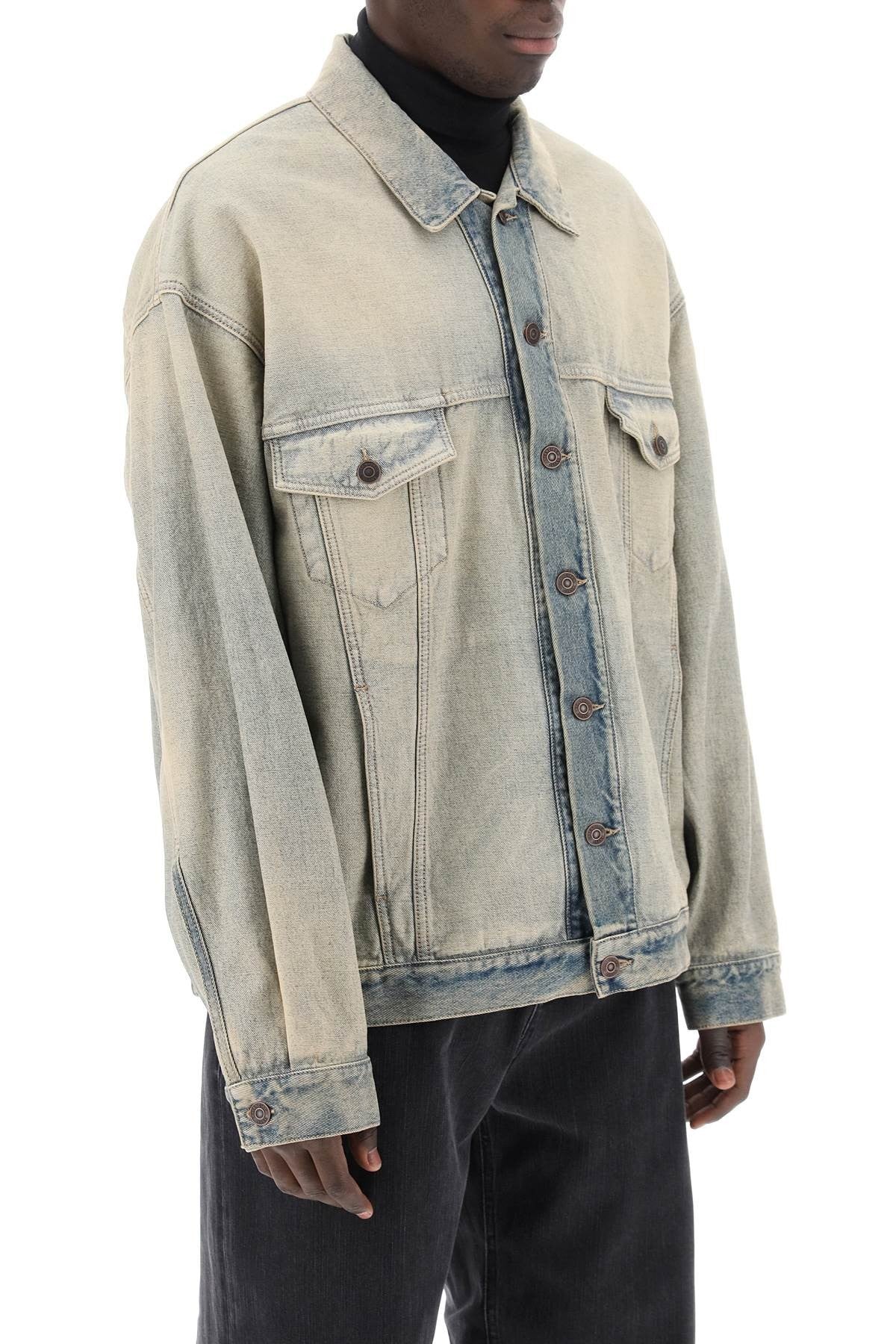 oversized denim jacket for