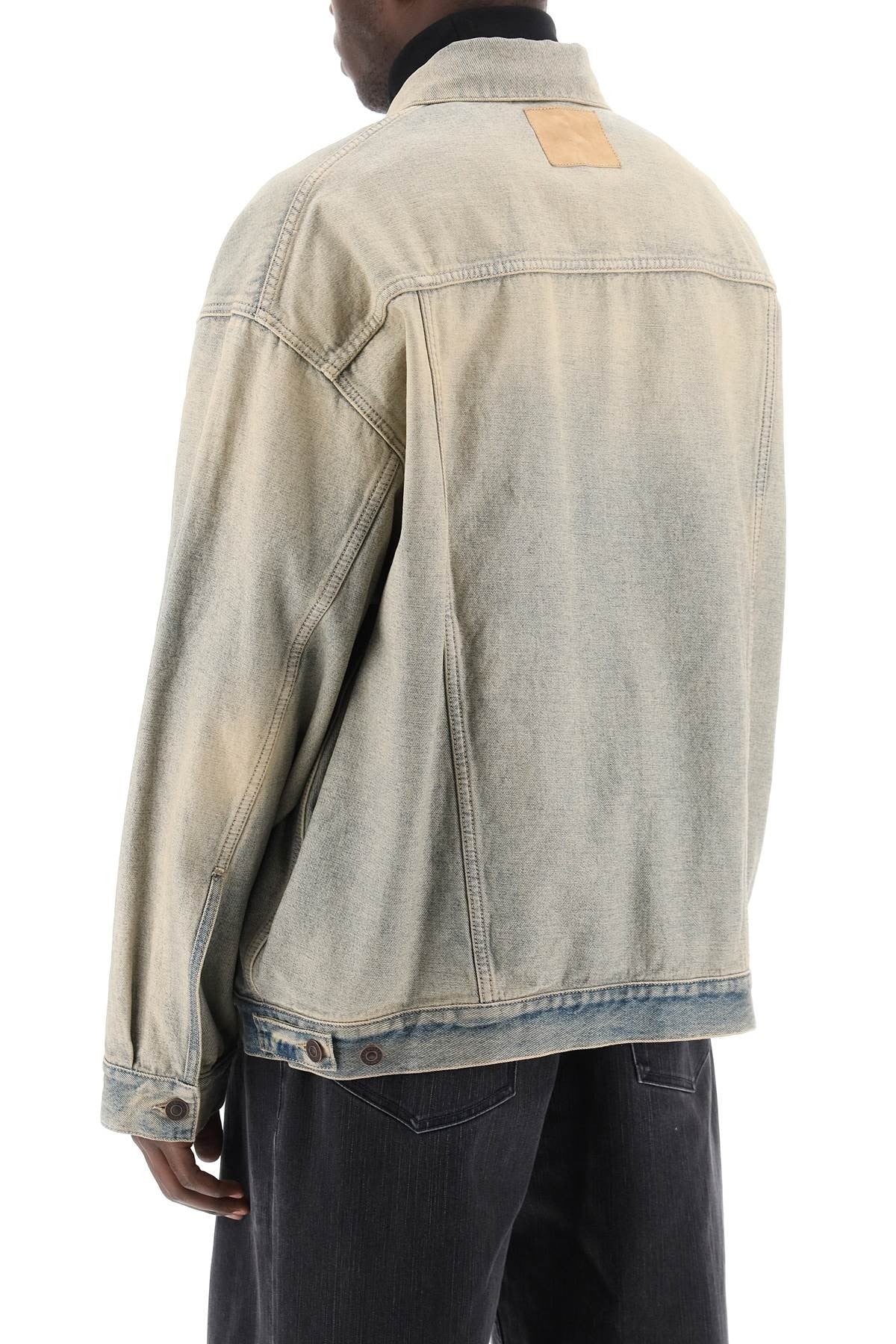 oversized denim jacket for