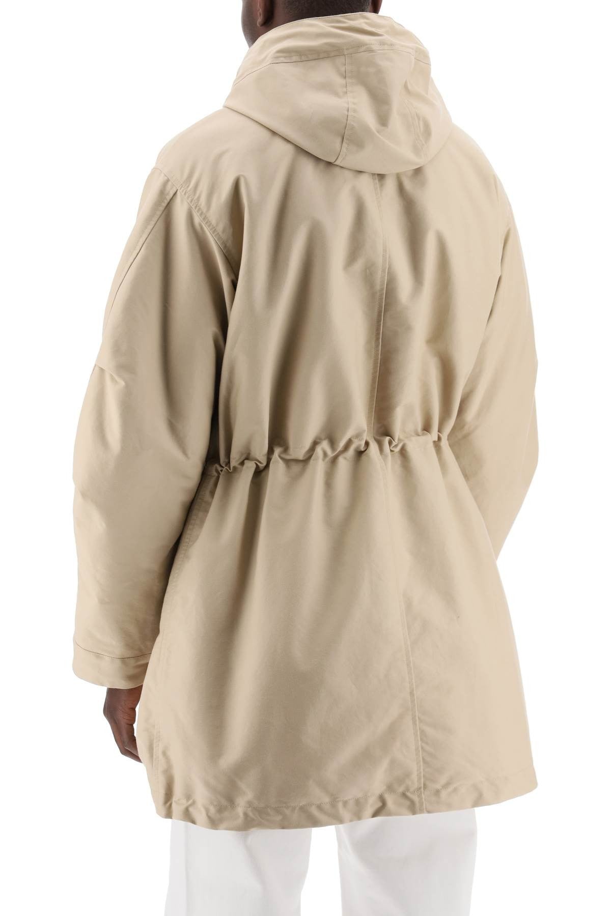 padded parka 'the brown