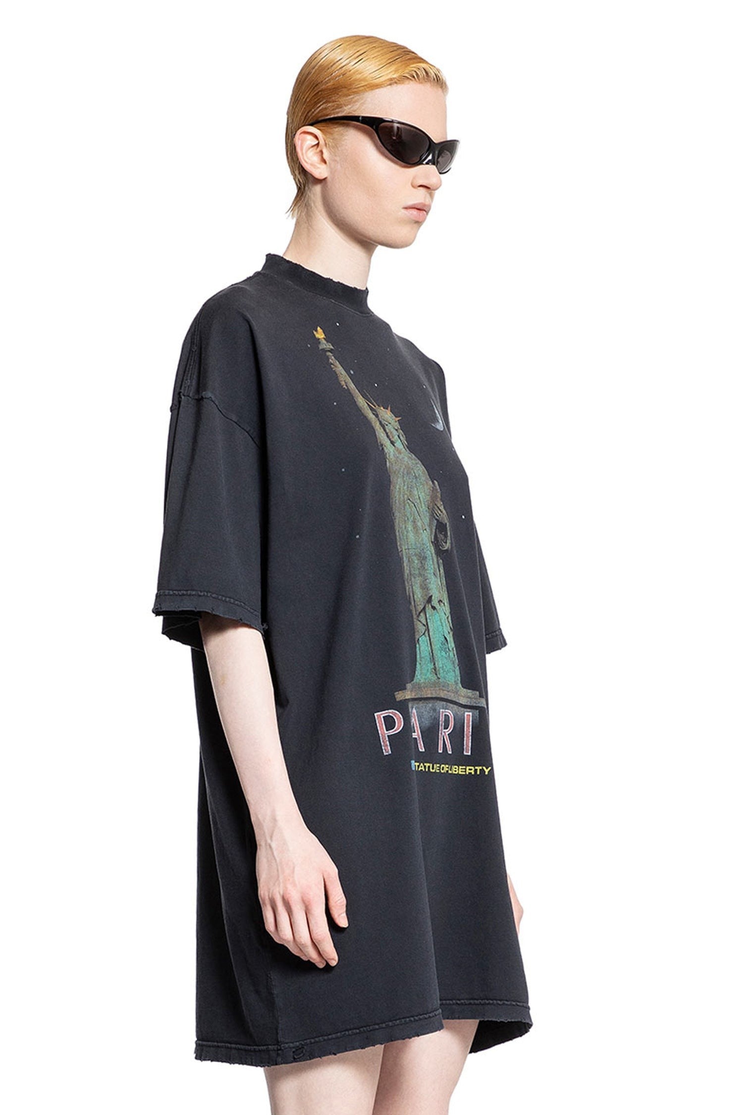 Paris Liberty T-Shirt Dress In Vintage Jersey