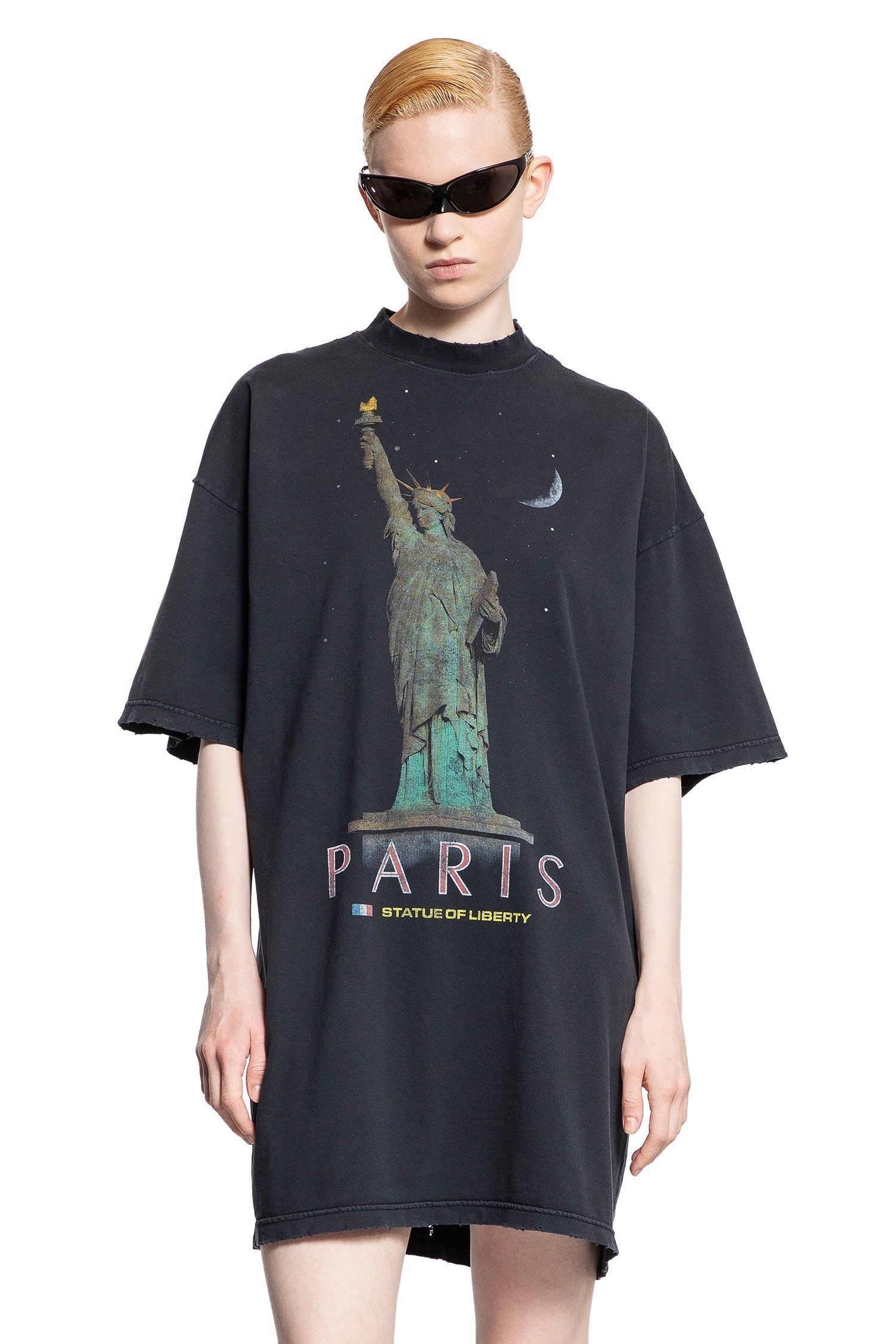 Paris Liberty T-Shirt Dress In Vintage Jersey