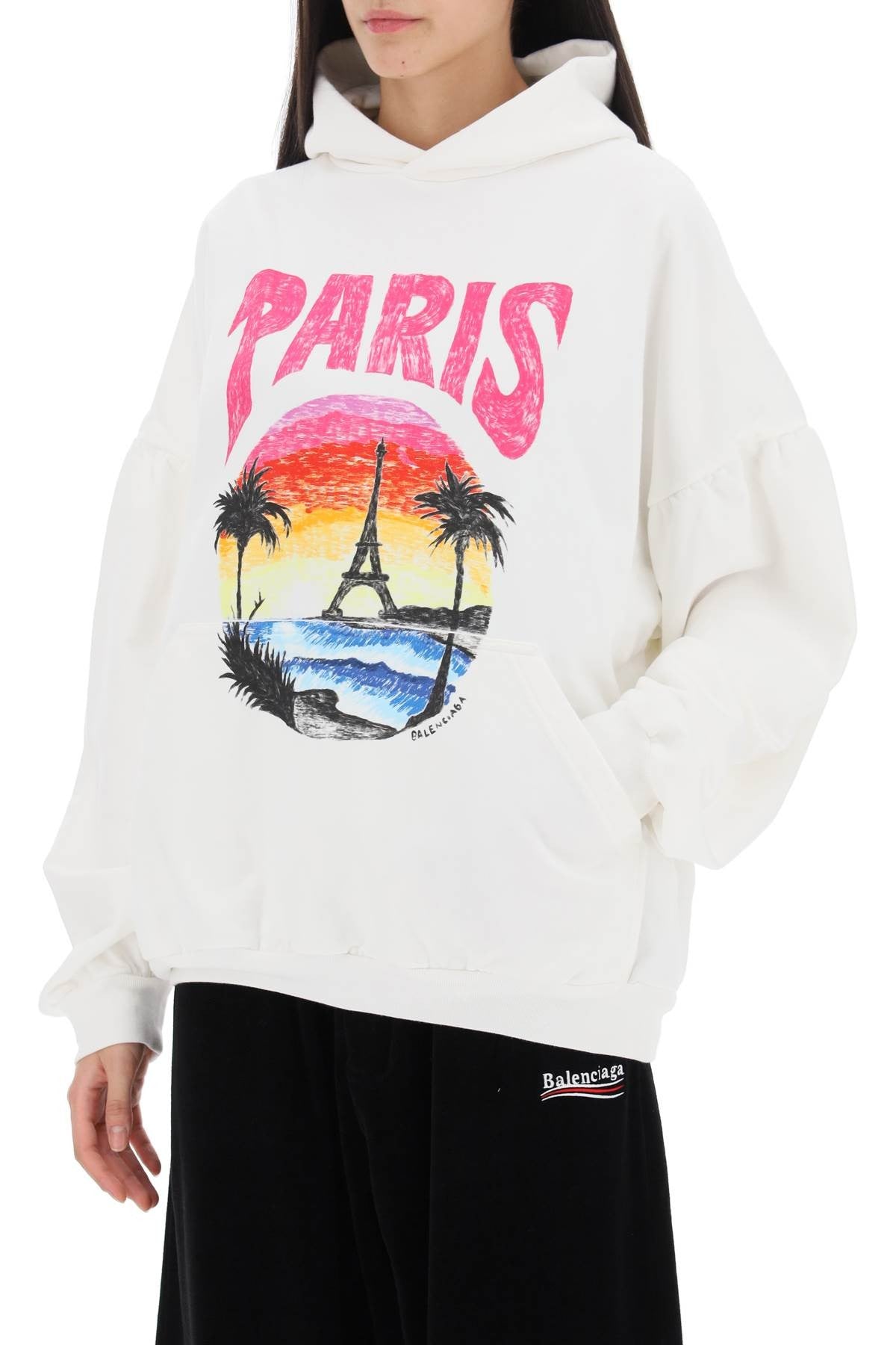 paris tropical hoodie