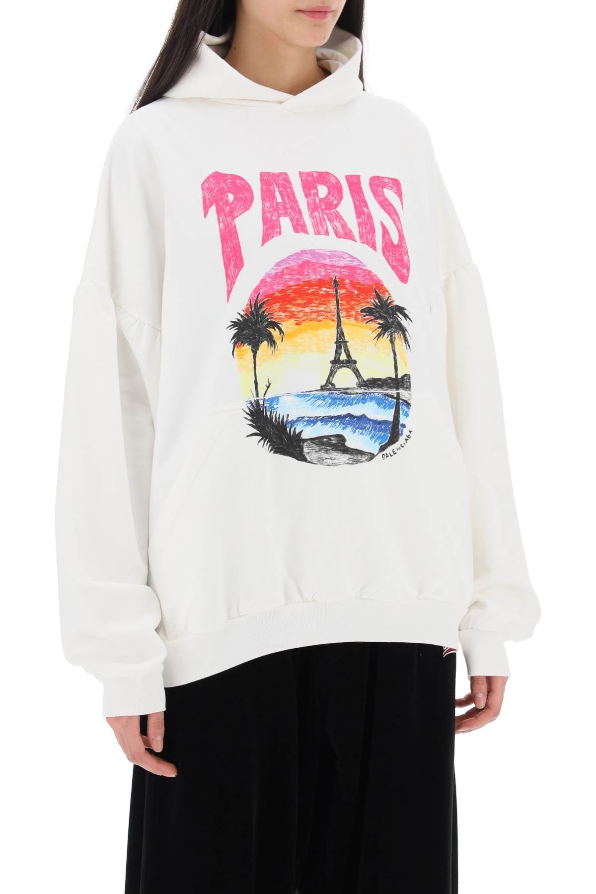 paris tropical hoodie