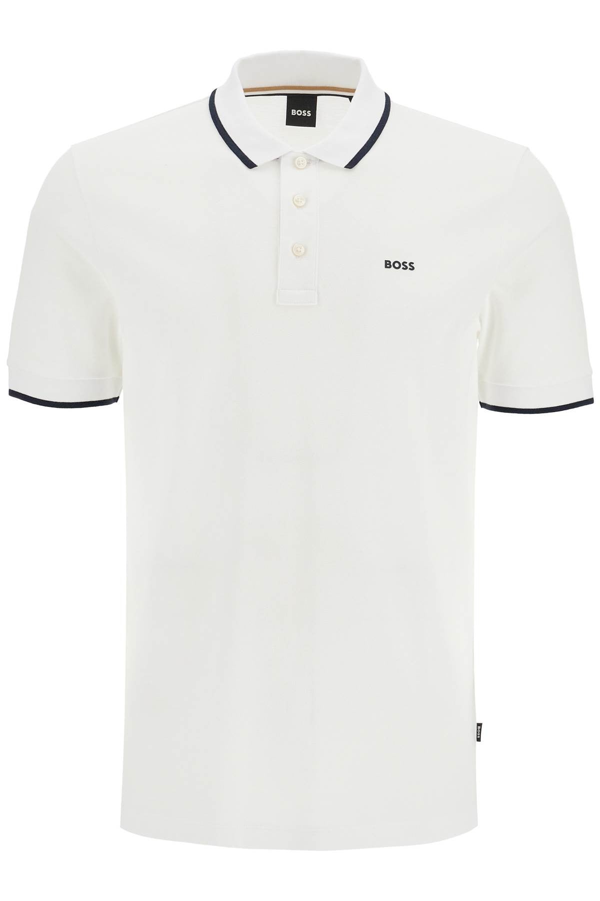 parlay polo shirt with contrast trims
