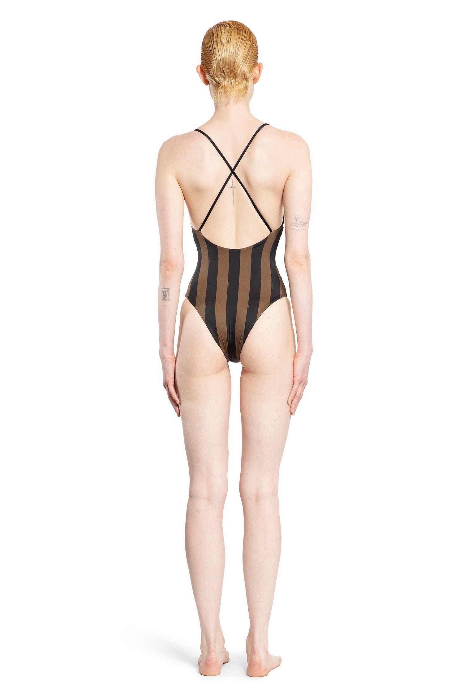 Pequin Stripes Reversible Swimsuit