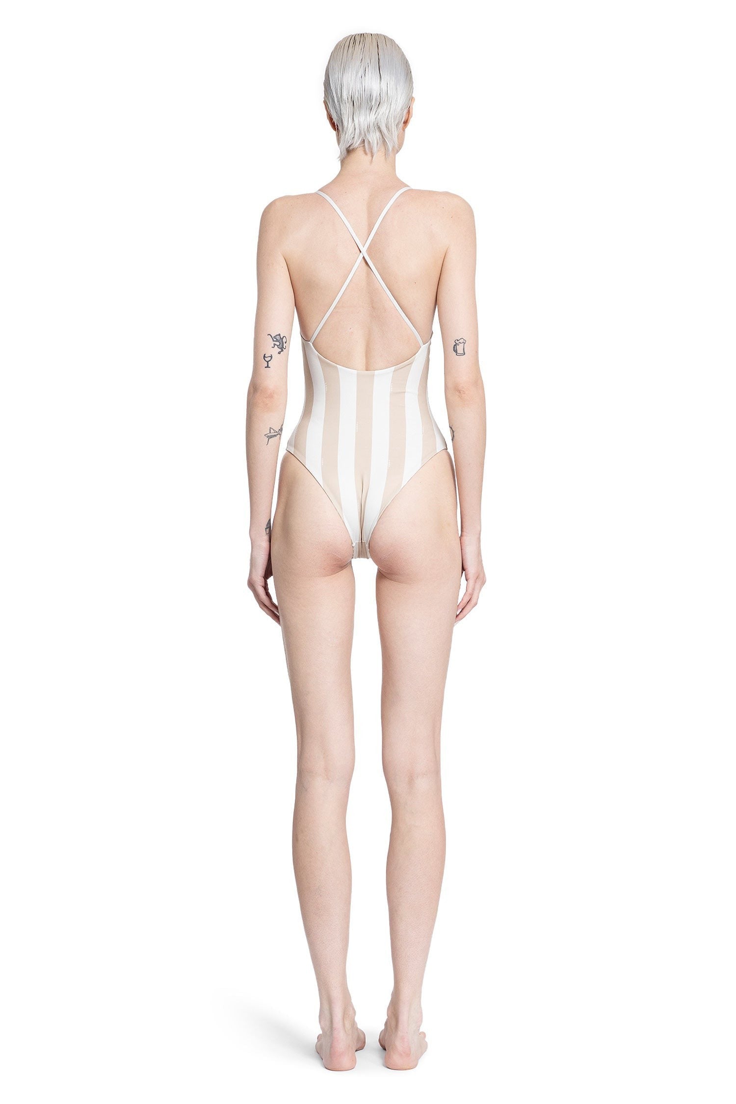 Pequin Stripes Reversible Swimsuit