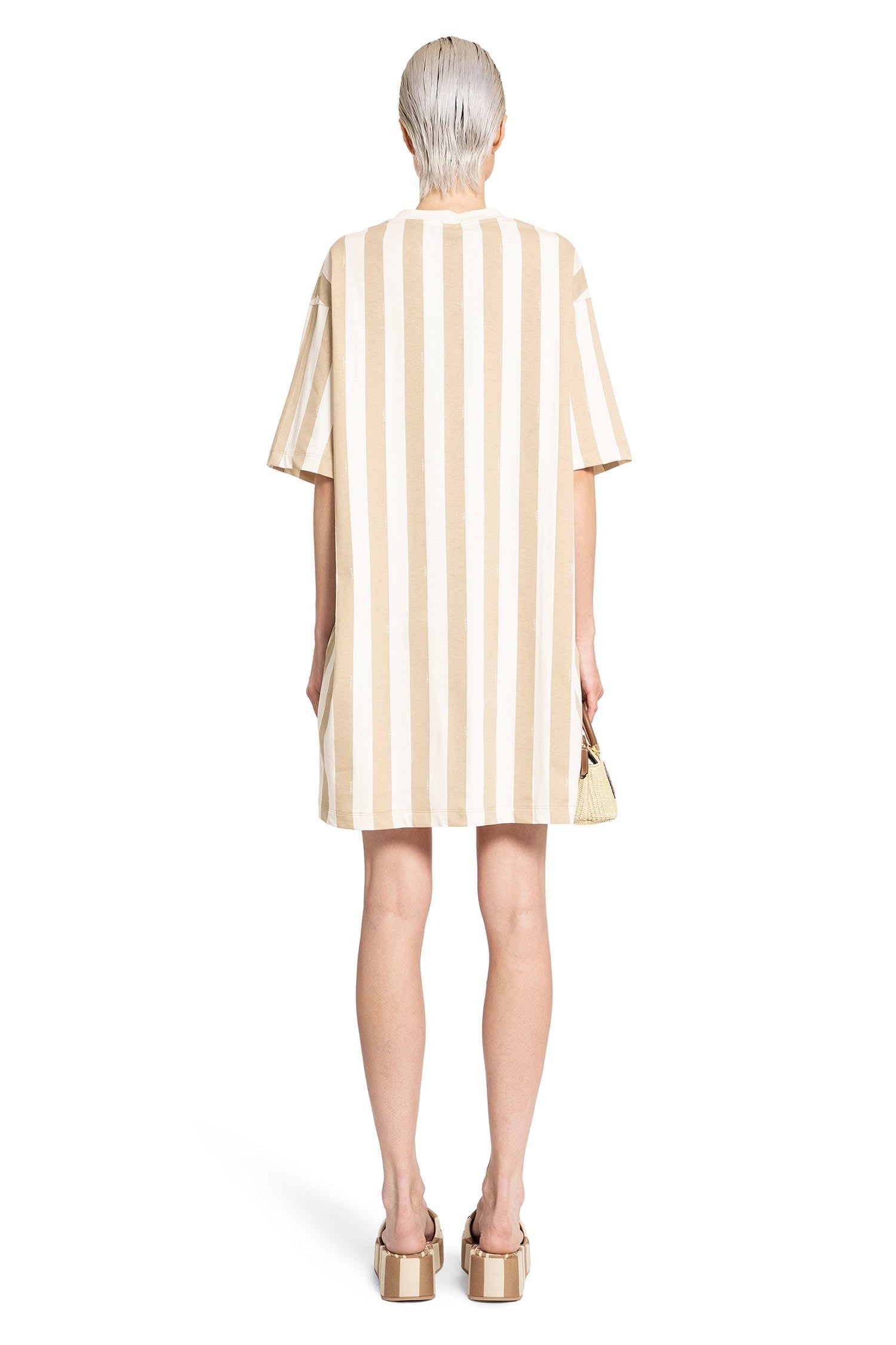 Pequin Stripes T-Shirt Dress