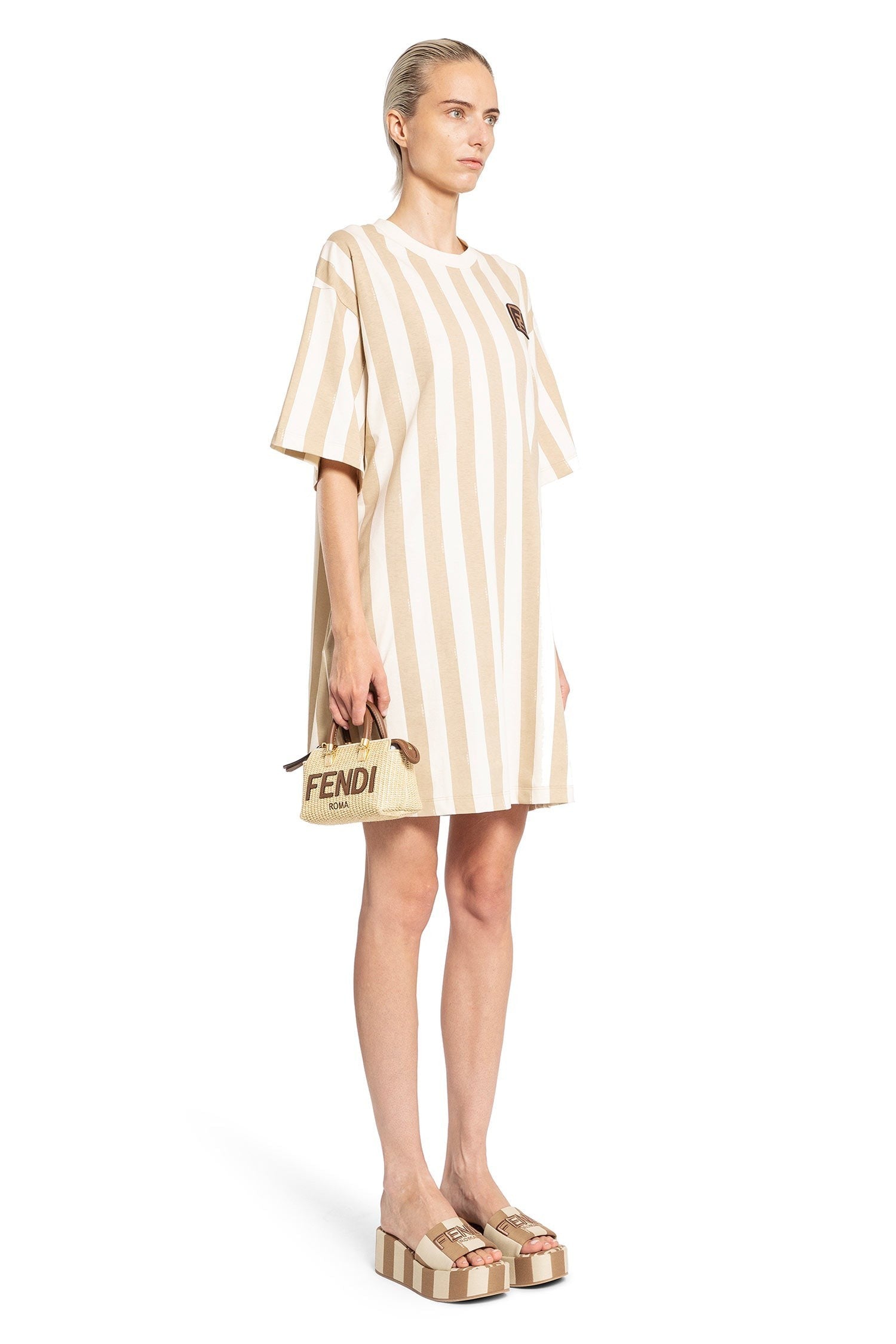 Pequin Stripes T-Shirt Dress