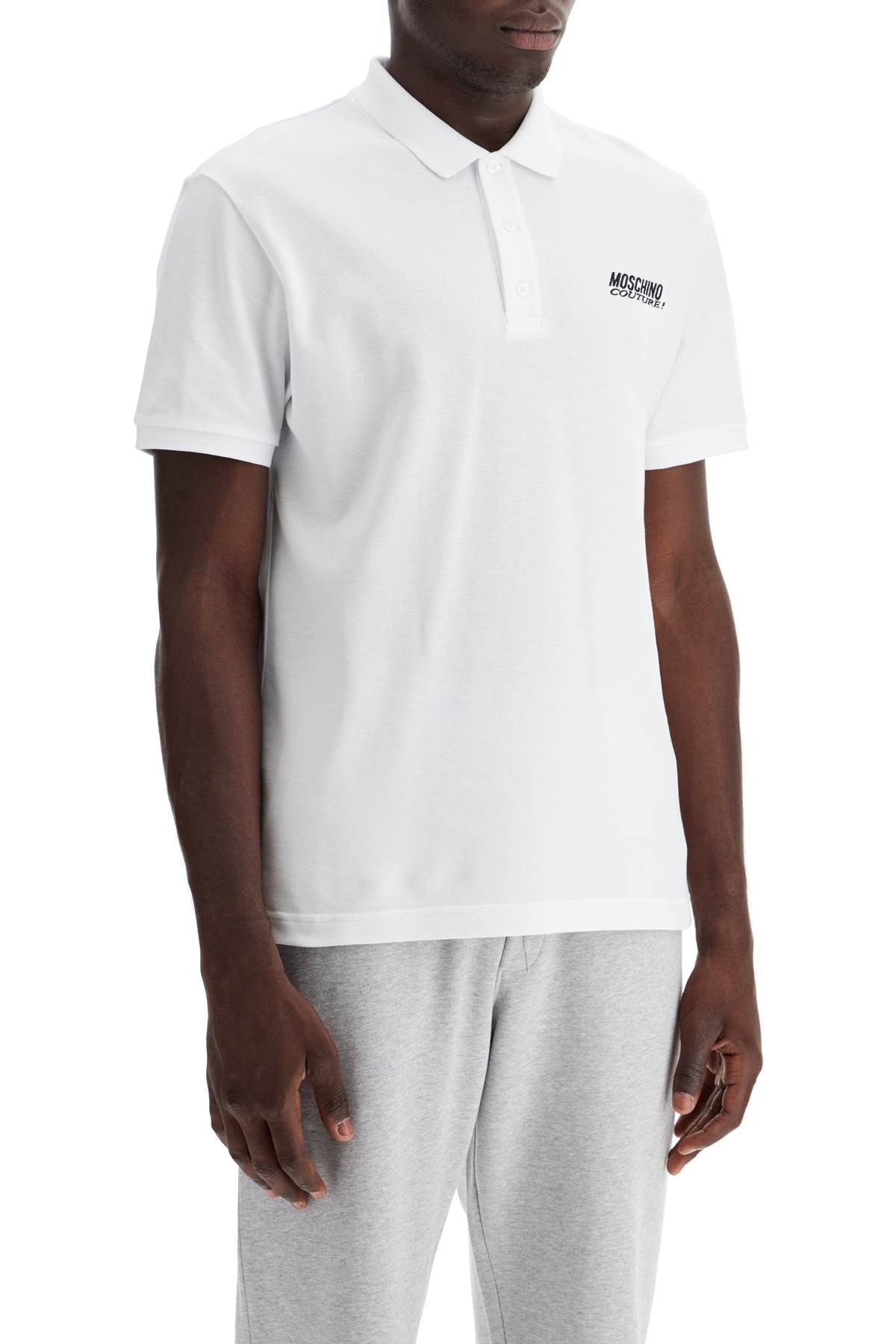 polo shirt with embroidered logo