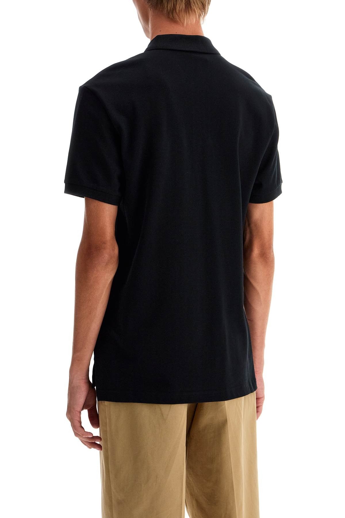 polo shirt with teddy bear application