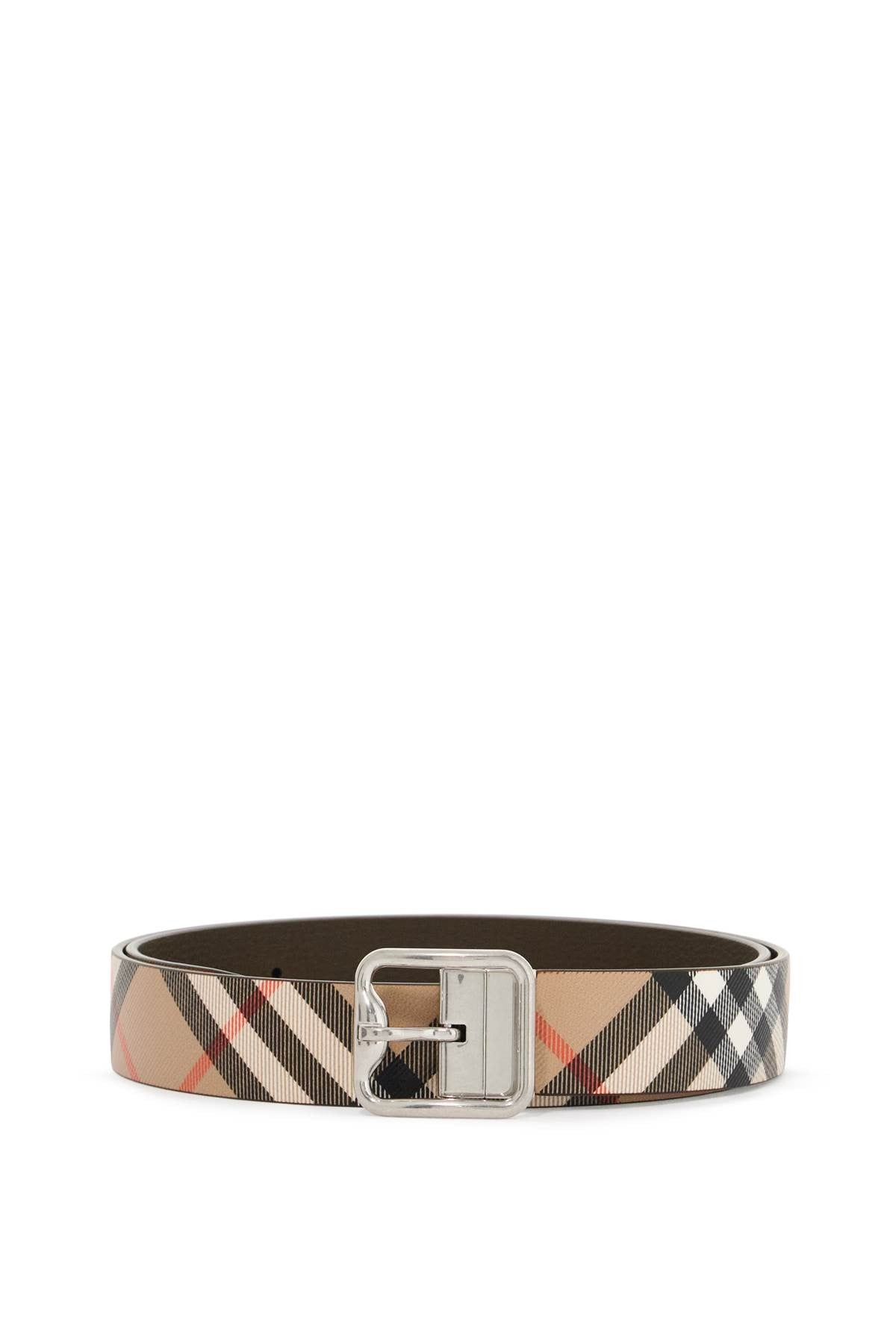 reversible b buckle check belt