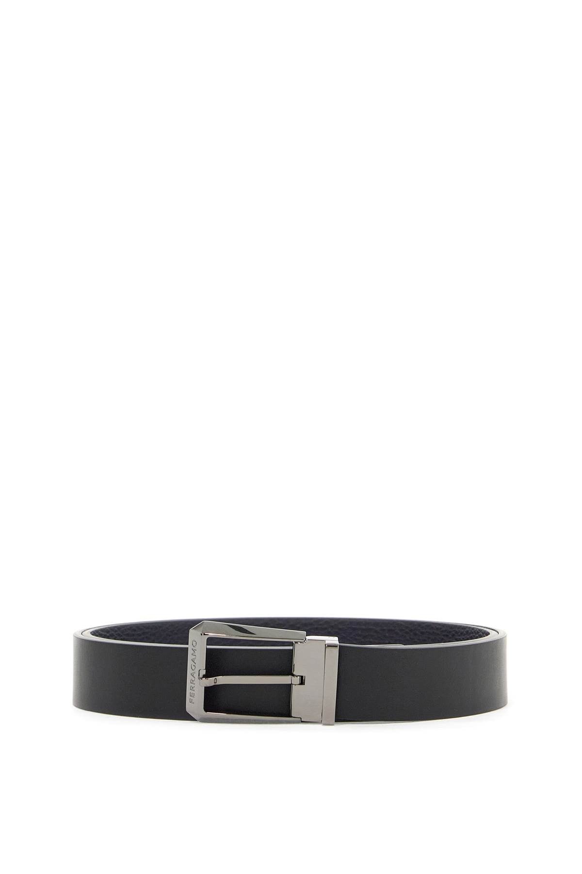 reversible belt with square buckle