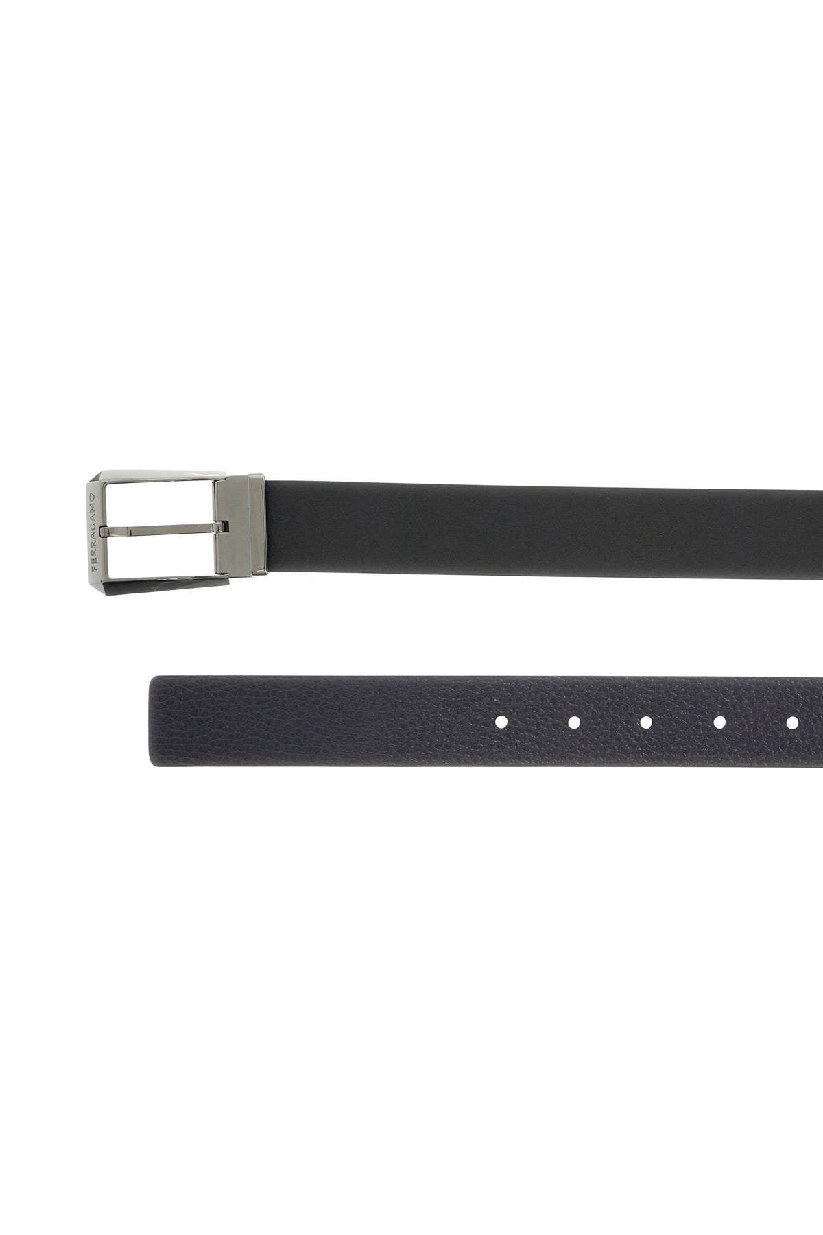 reversible belt with square buckle