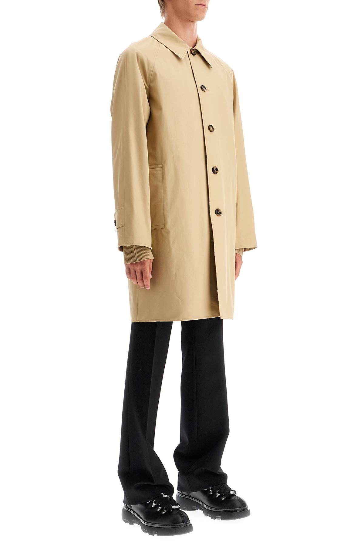 reversible gabardine car coat