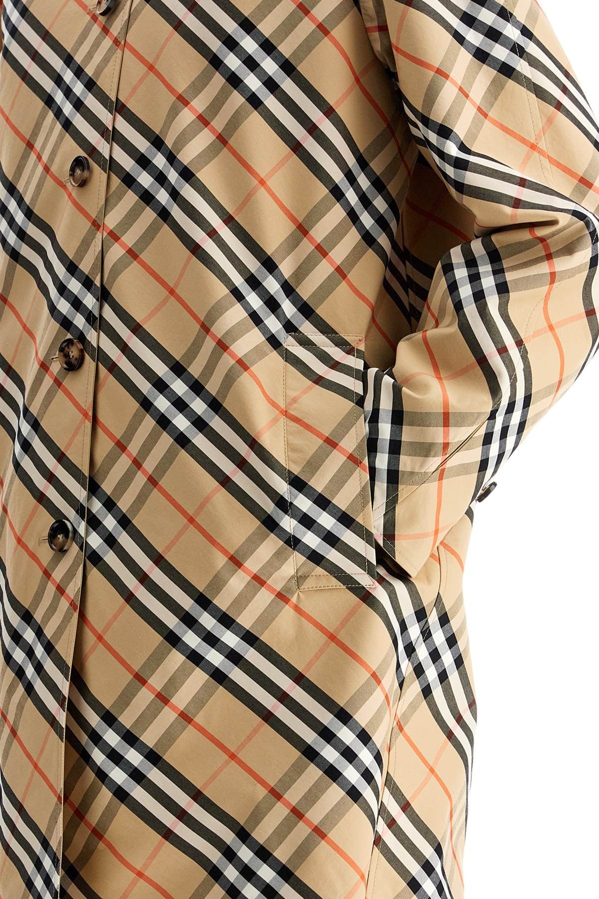 reversible gabardine car coat
