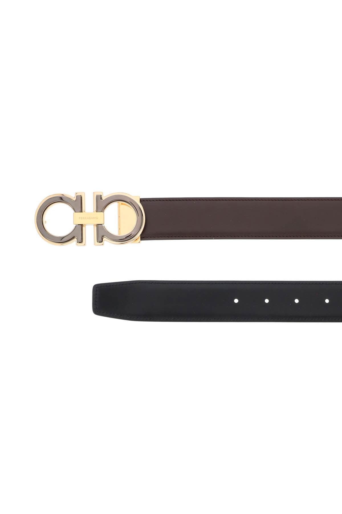 reversible gancini belt