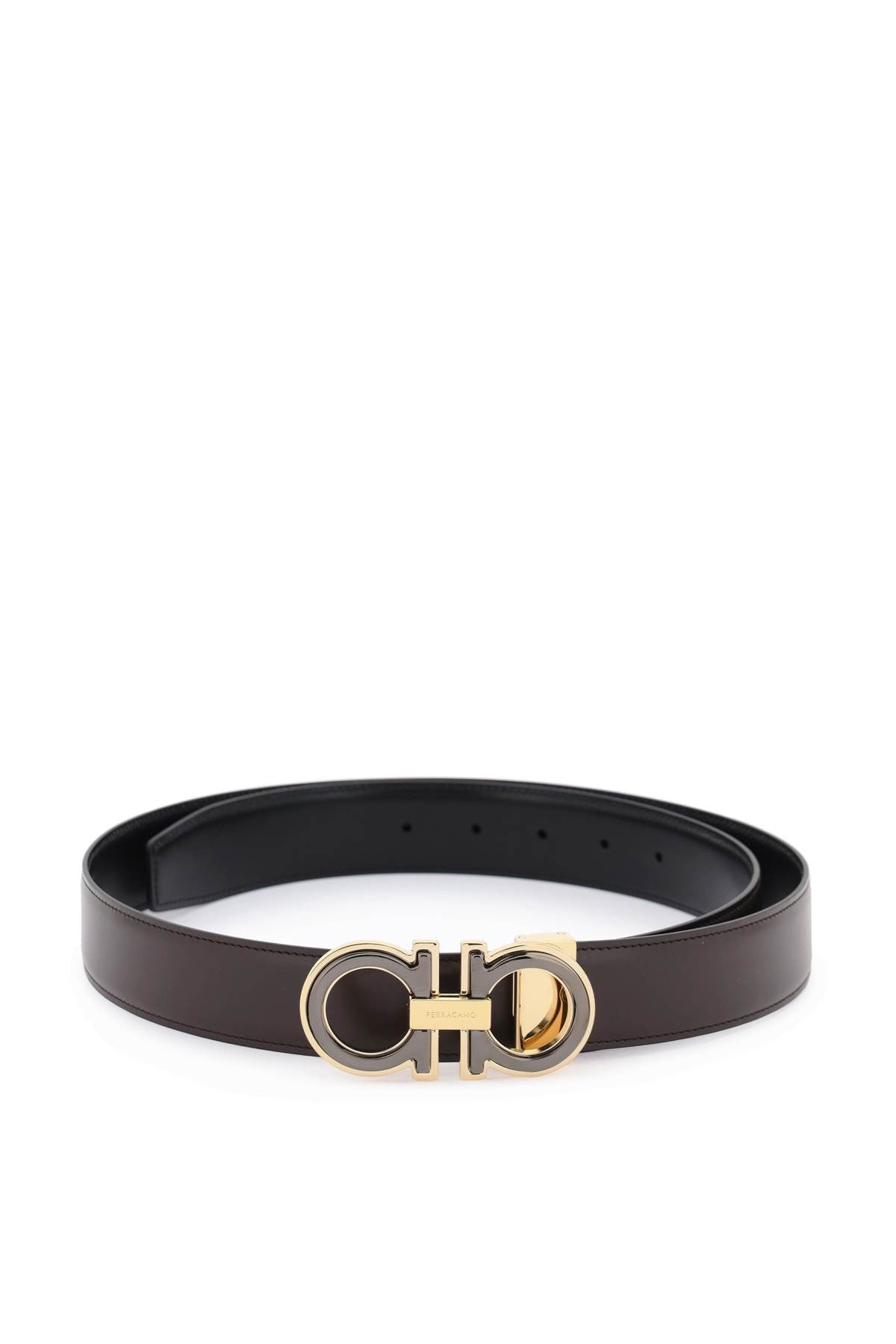 reversible gancini belt