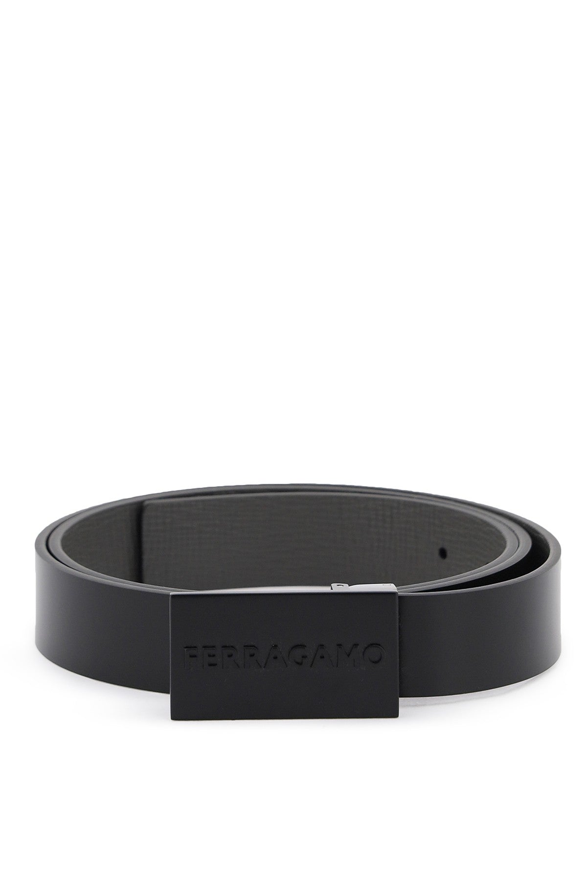 Reversible Plate Buckle Belt