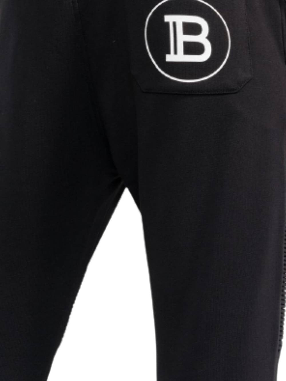 Ribbed Printed Sweatpants