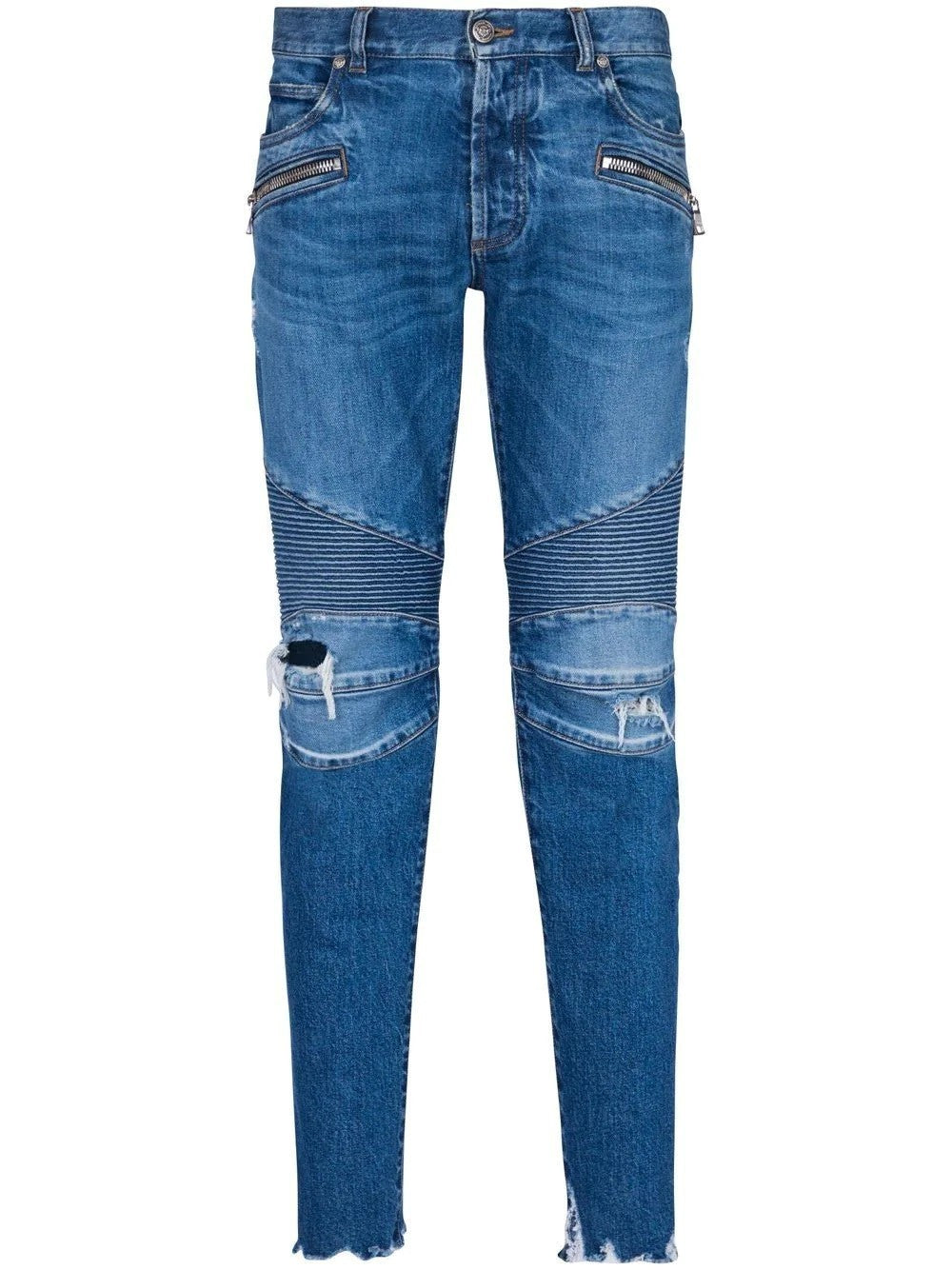Ribbed Slim Jeans