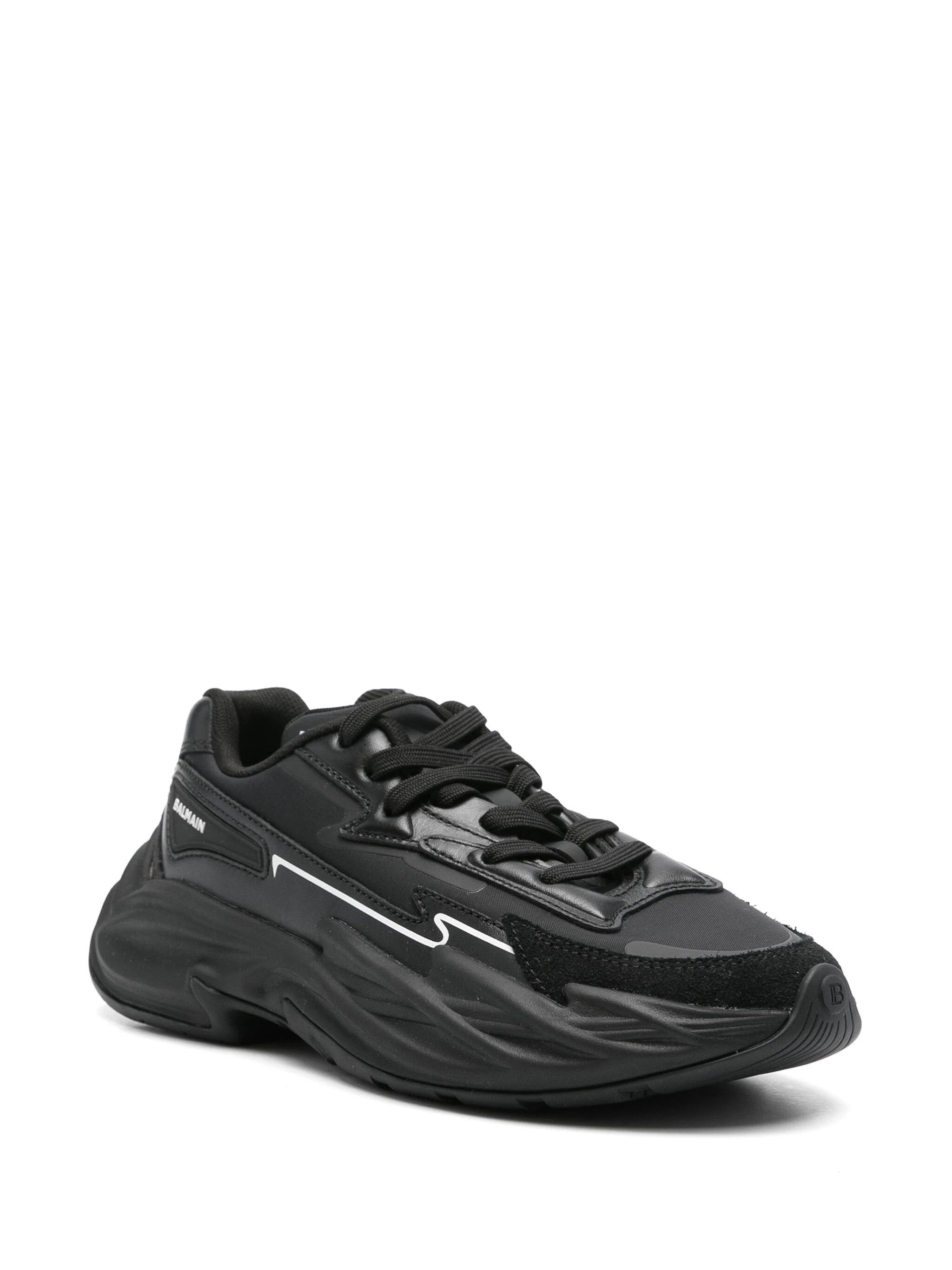 Run Row Leather Sneakers