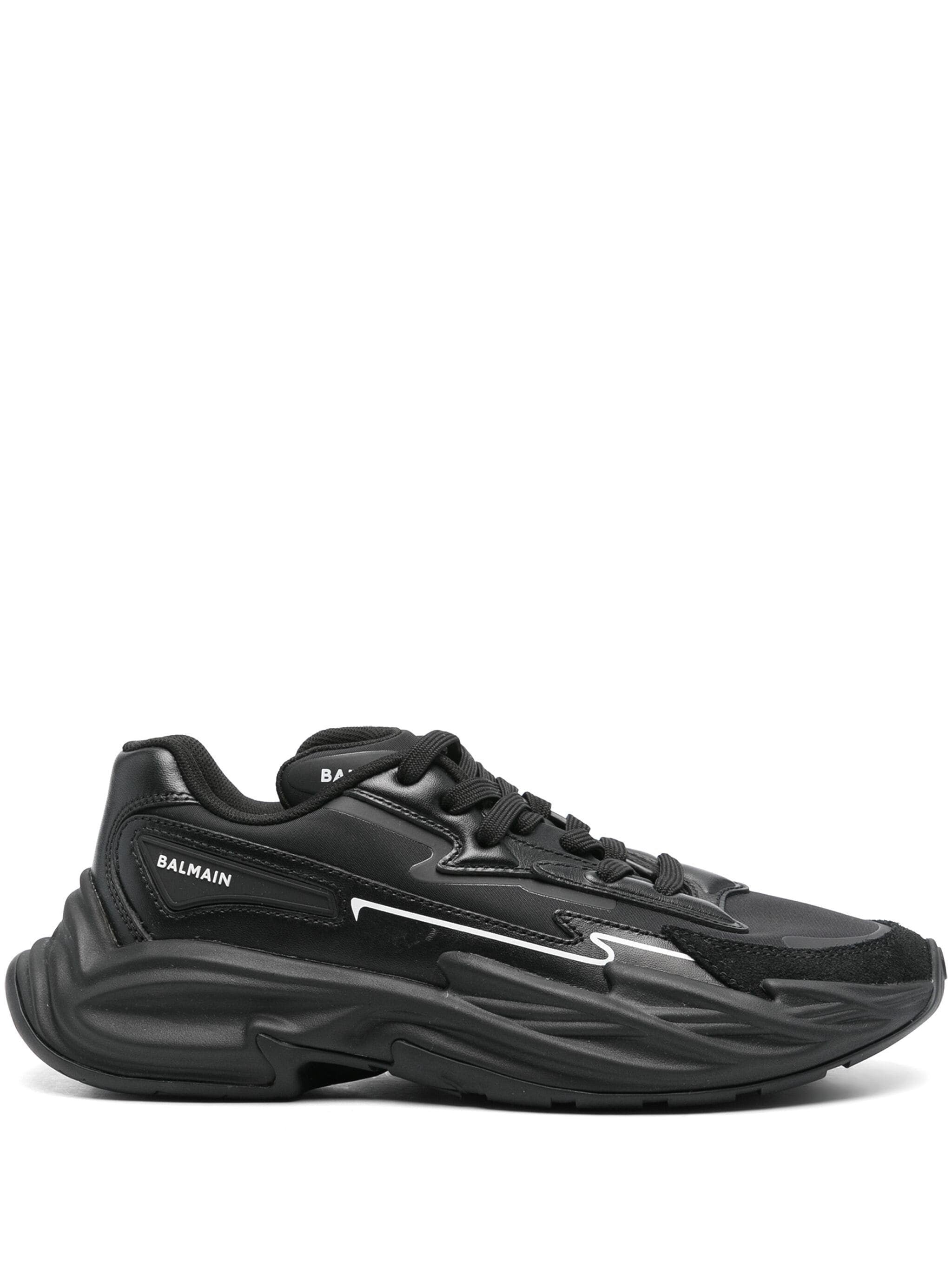 Run Row Leather Sneakers