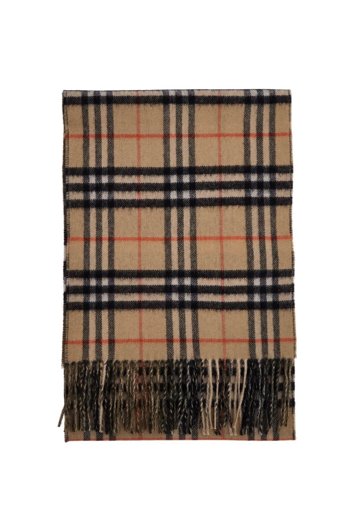 sand check merino wool unisex scarf