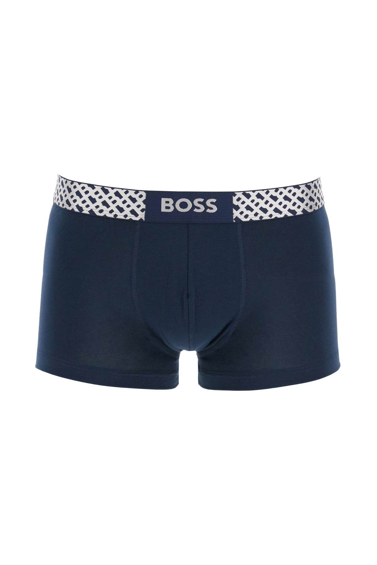 set di 3 boxer slim fit in cotone elasticizzato multicolore